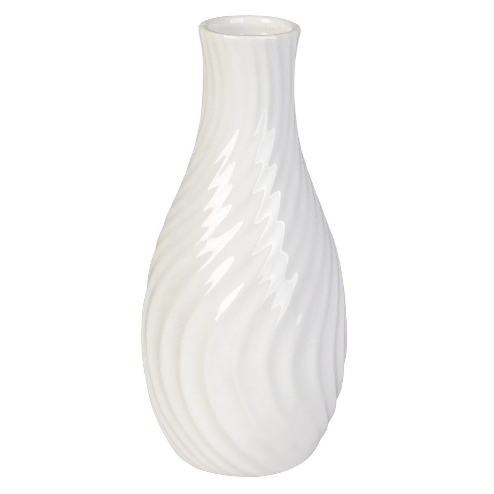 MICA Dekovase Vase - aus Dolomit - ca. 11,5 x 11,5 x 24,5 cm günstig online kaufen