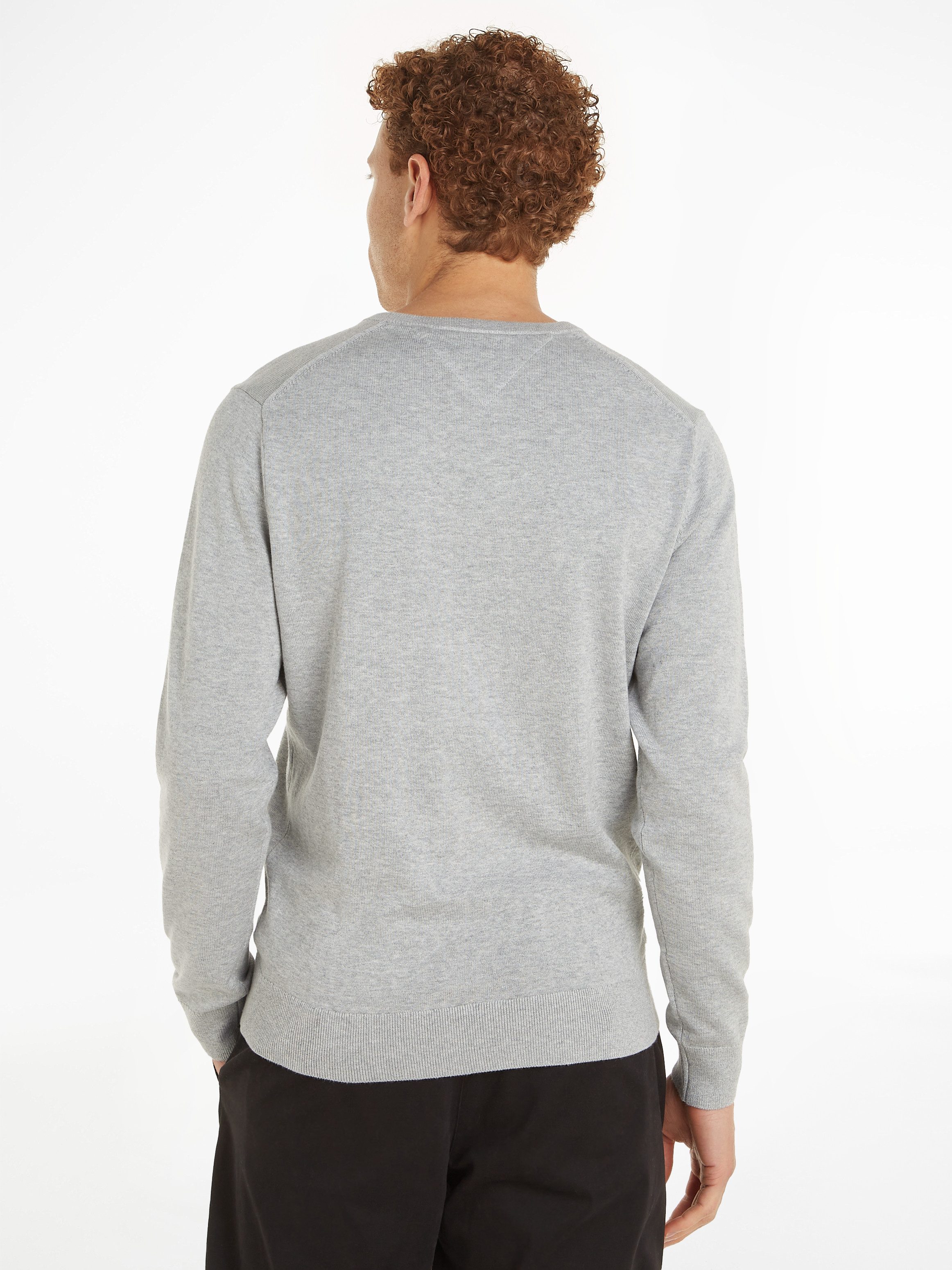 Tommy Hilfiger Rundhalspullover ESSENTIAL COTTON CREW günstig online kaufen
