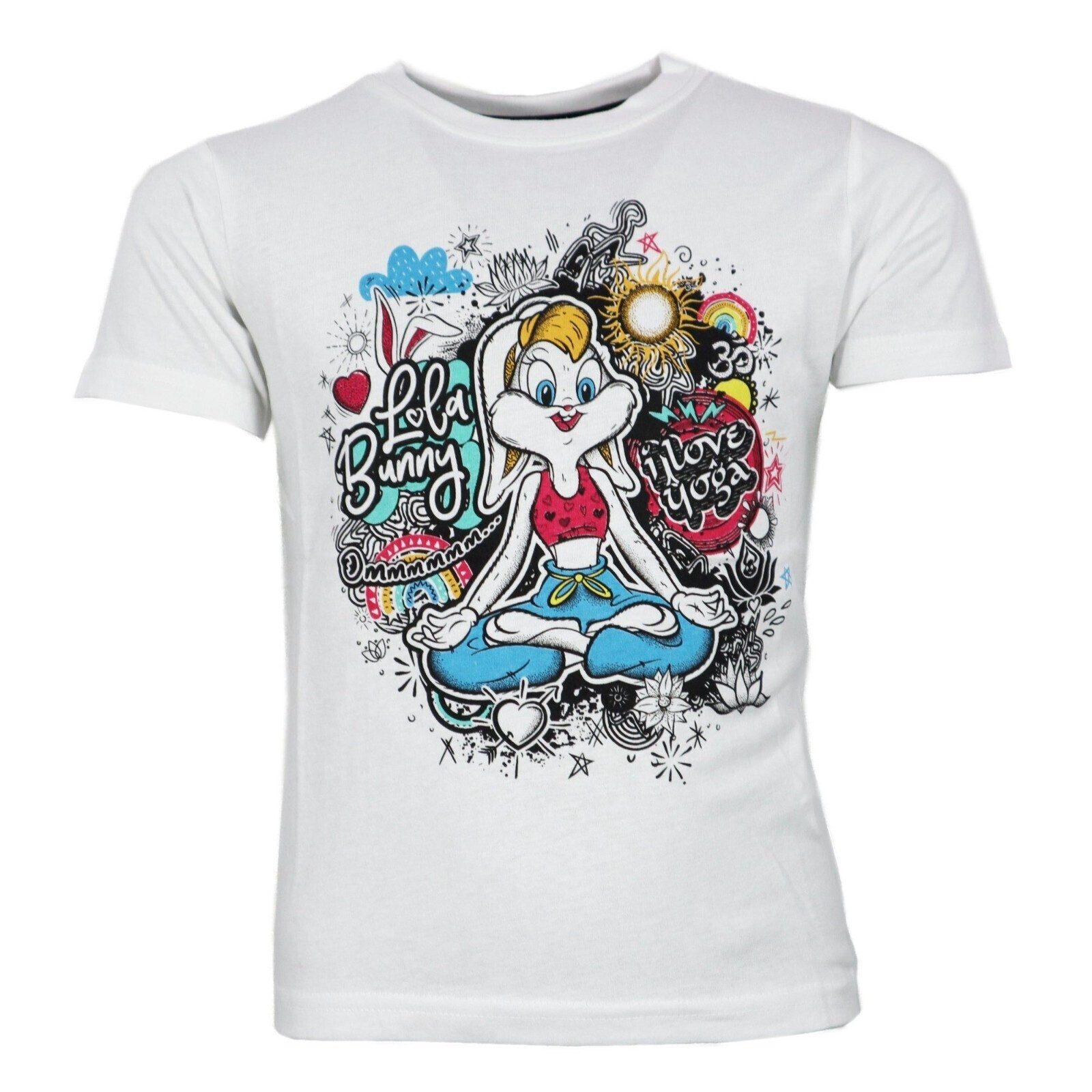 LOONEY TUNES Print-Shirt Looney Toons TAZ oder Lola Bunny Kinder Mädchen T-Shirt Kurzarm Shirt Gr. 104-116 - 100% Baumwolle