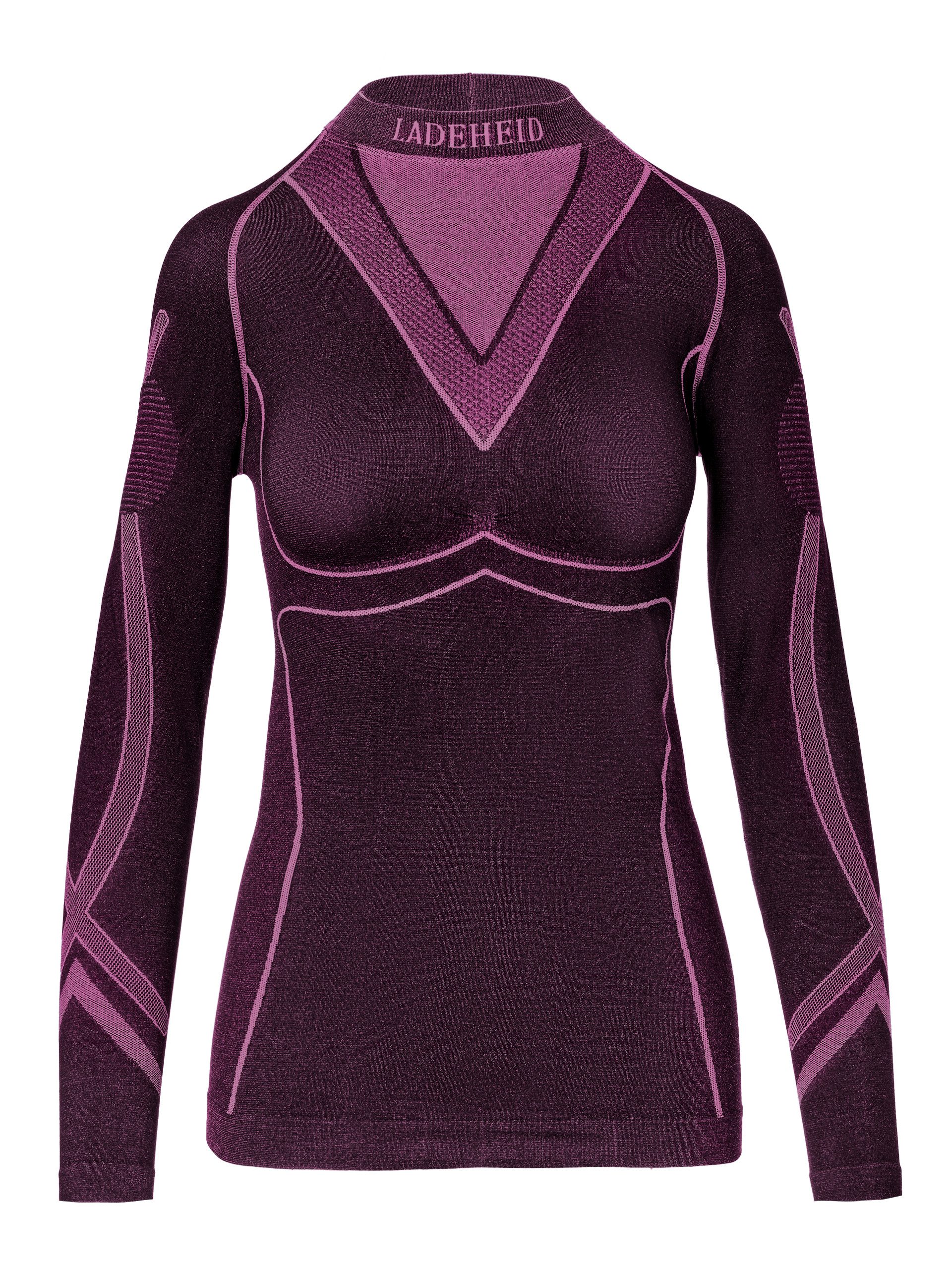 Funktionsunterhemd Damen Funktionsunterwäsche langarm Shirt Thermoaktiv LAGI004