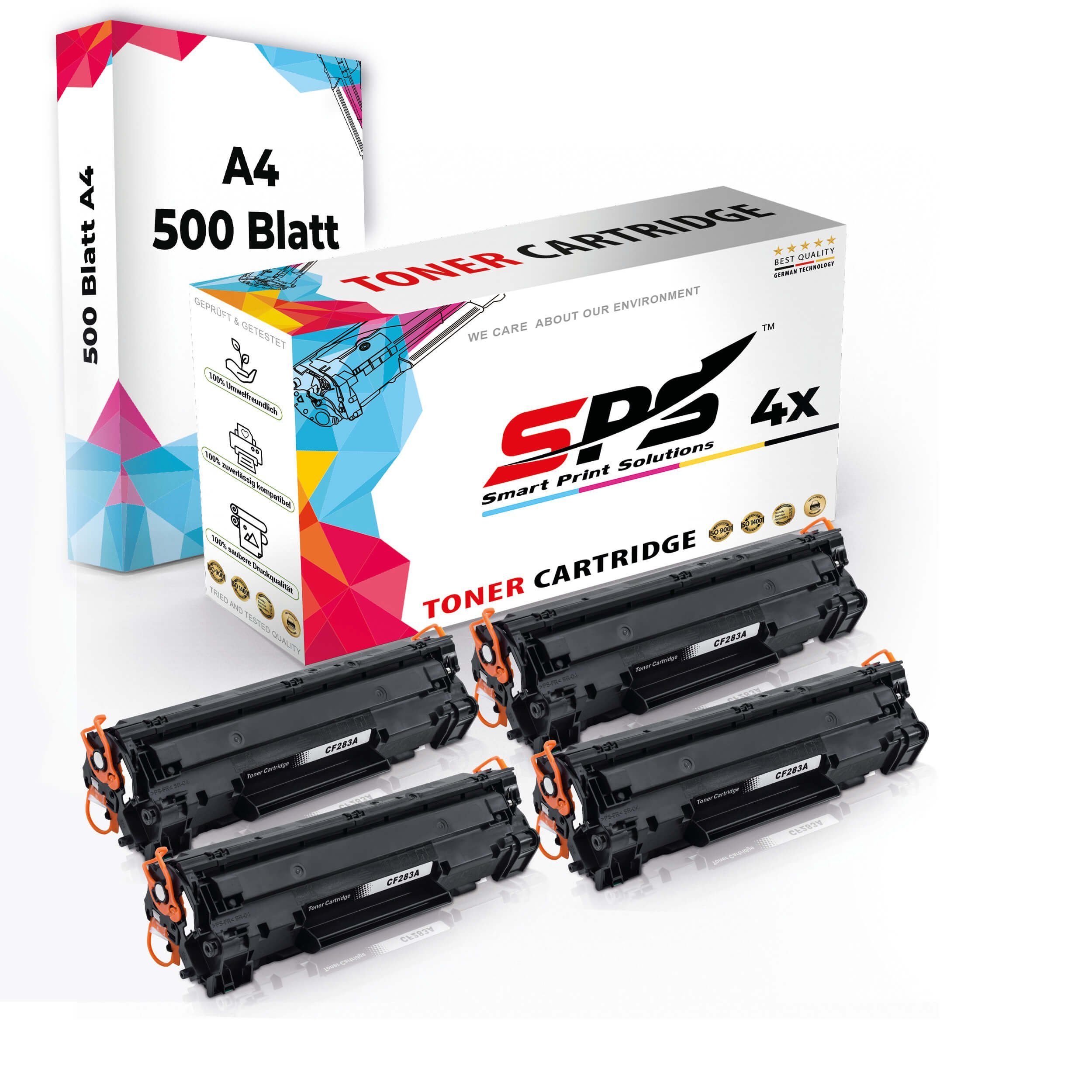 Druckerpapier) SPS 4x A4 + (4er Multipack Druckerpapier Toner,1x 4x Kompatibel, Set Pack, A4 Tonerkartusche