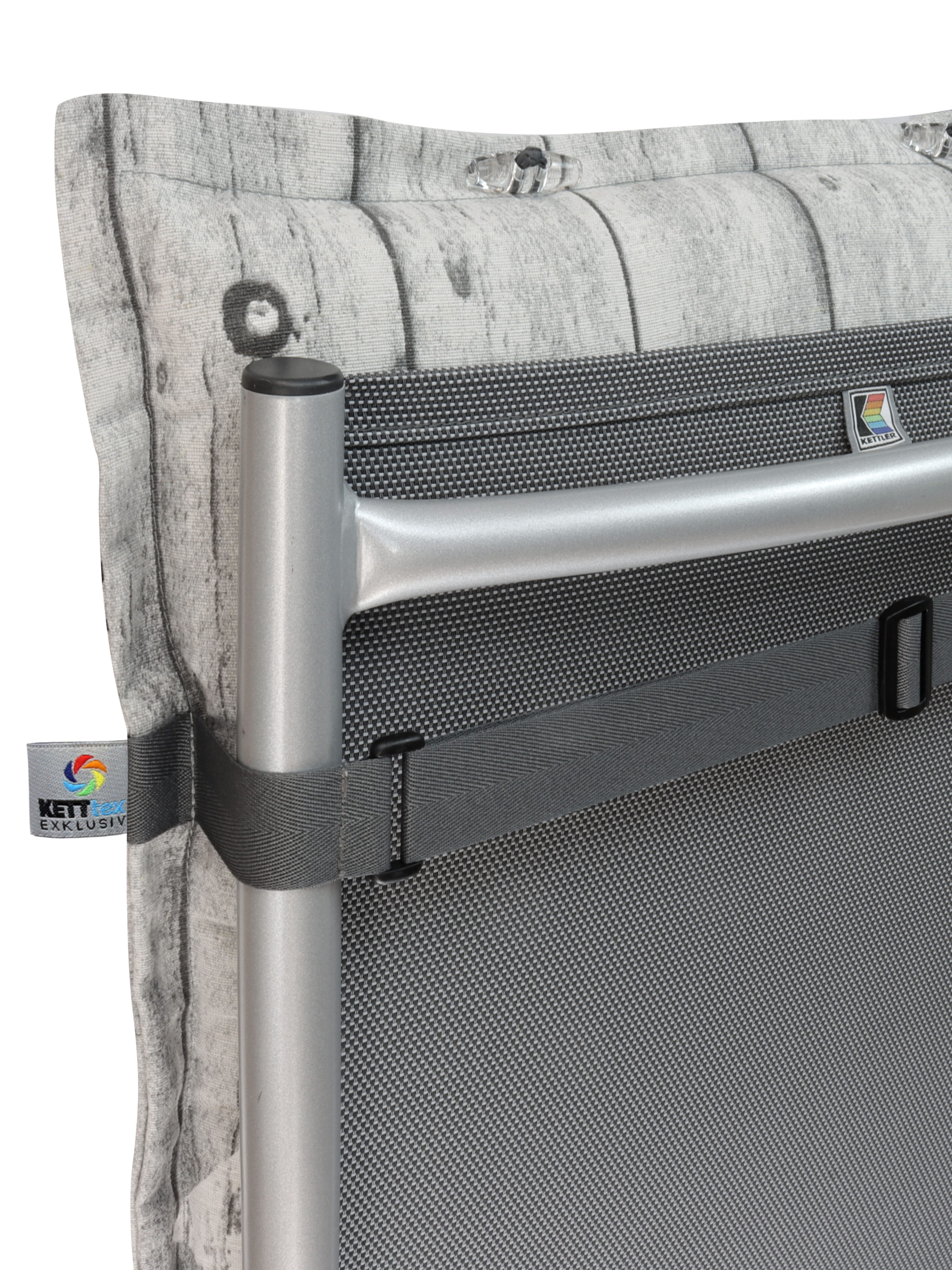 Gardissimo Liegenauflage K 778 für Gartenliegen 195x60x8 cm, (1 Auflage, 1 St., 1 Auflage), UV-beständig mit abnehmbaren Kopfkissen