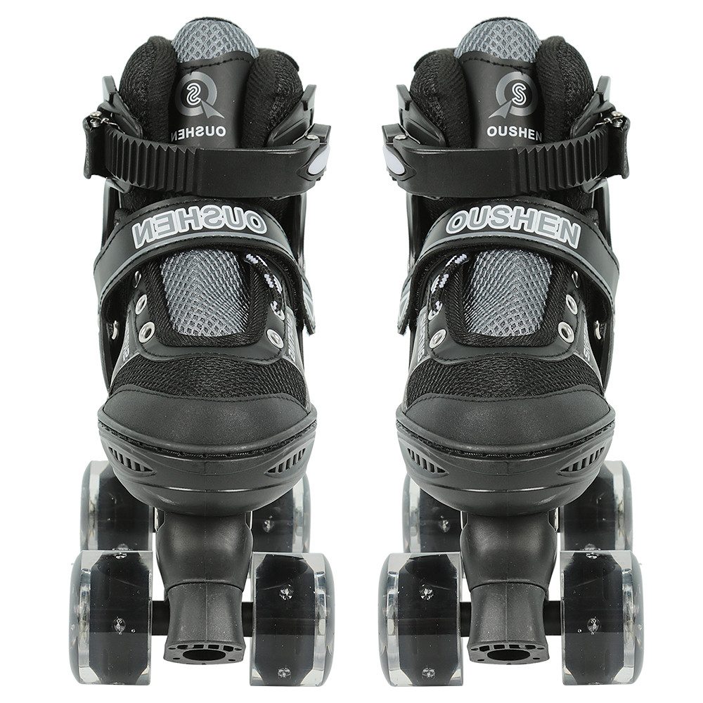JEOBEST Rollschuhe Verstellbare Rollschuhe für Kinder, Atmungsaktiv Quad Skates, Für Mädchen und Jungen, Weihnachts Geschenke, Größen 27-37 – Bild 3 von 5