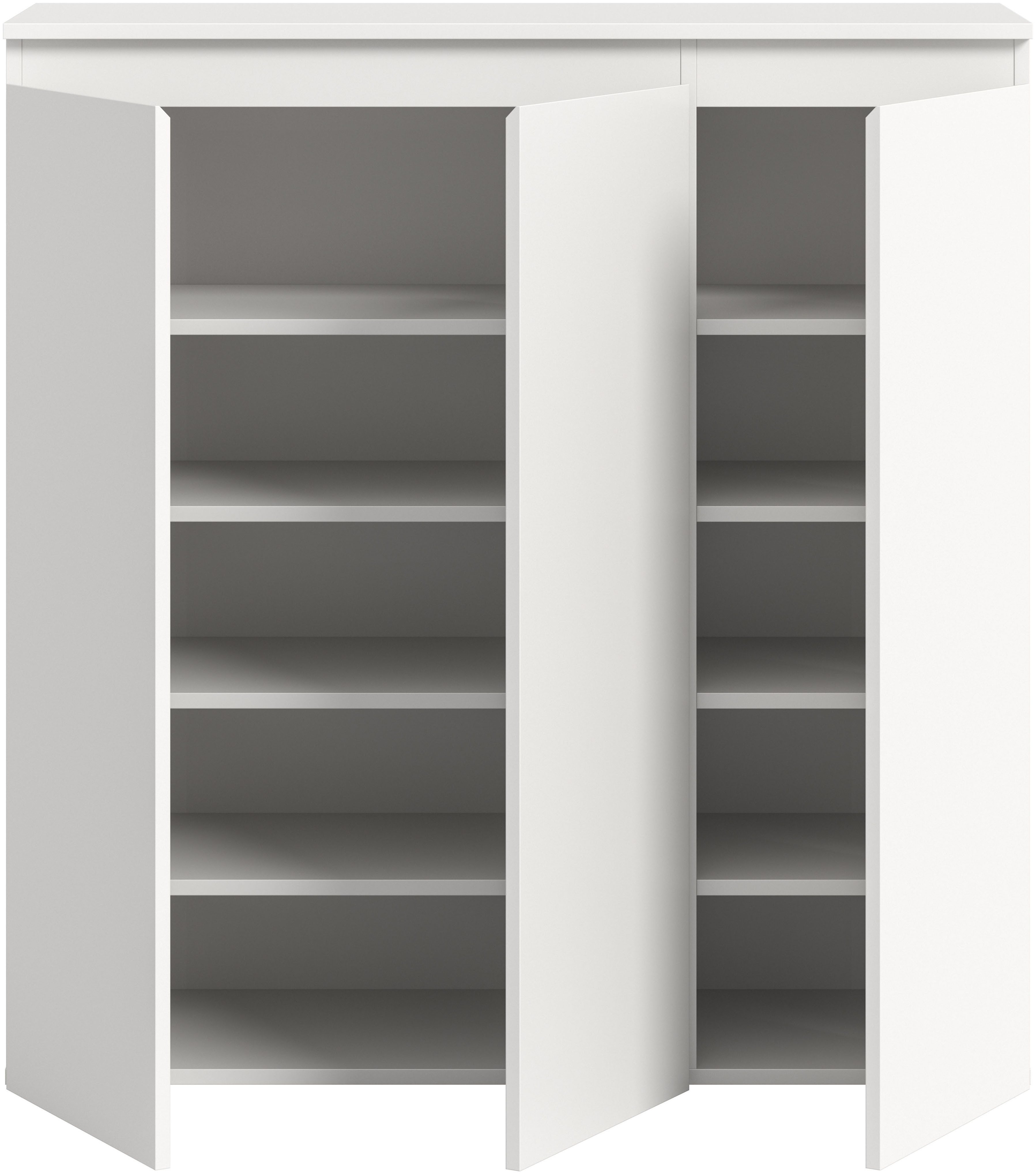 Home affaire Mehrzweckschrank CIPELA, 105x111 cm, viel Stauraum, variable Einlegeböden, universal (1-St., in vielen verschiedenen Trendfarben verfügbar) Schuhsc – Bild 4 von 5