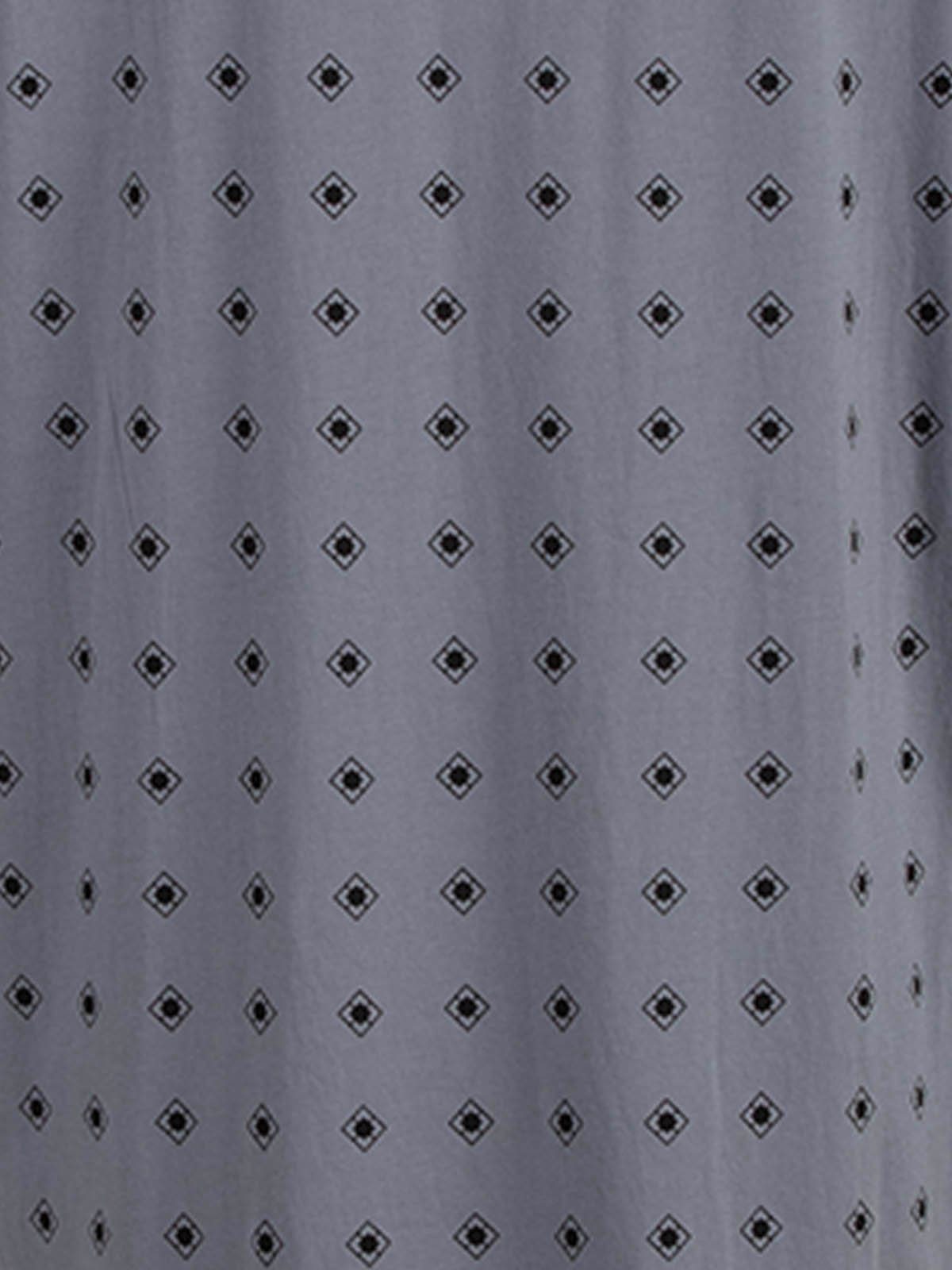 Nachthemd Henry - Terre Raute Langarm anthrazit Nachthemd