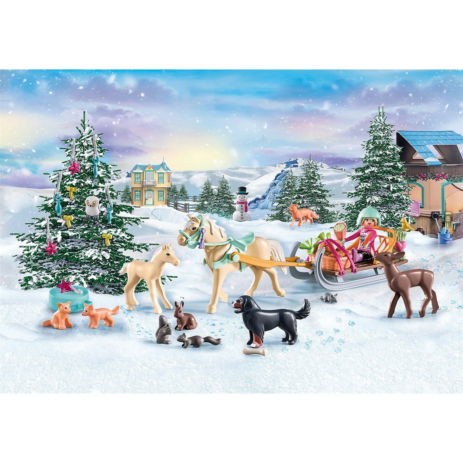 Playmobil® Spielzeug-Adventskalender 71345 Adventskalender Pferde: Weihnach günstig online kaufen