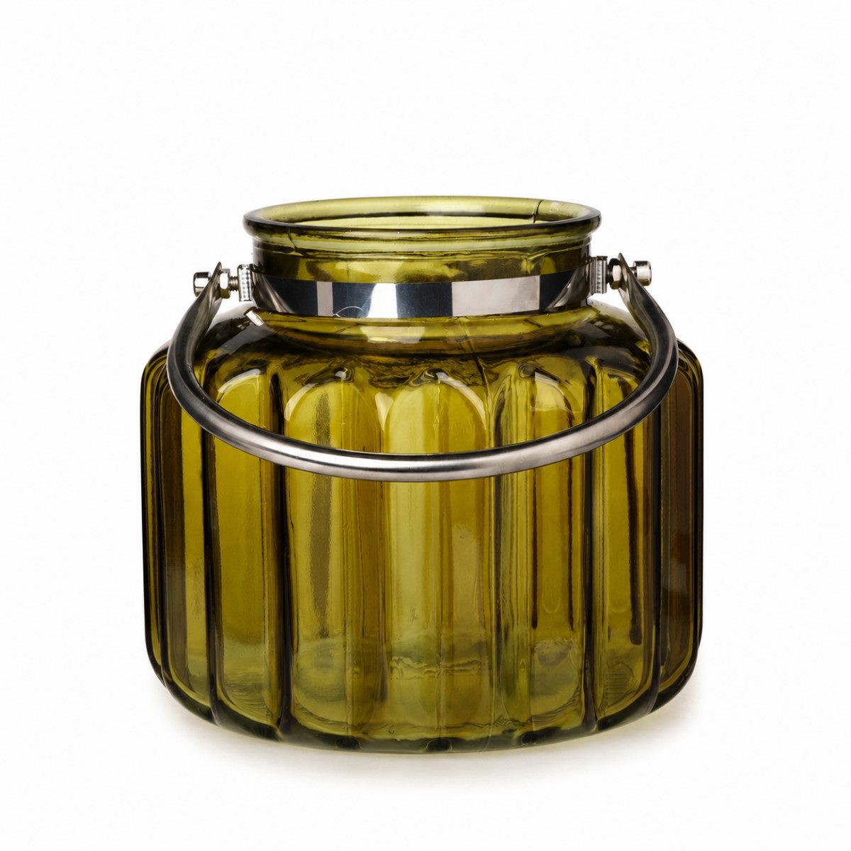 finehomegarden Windlicht Glas-Windlicht mit Henkel