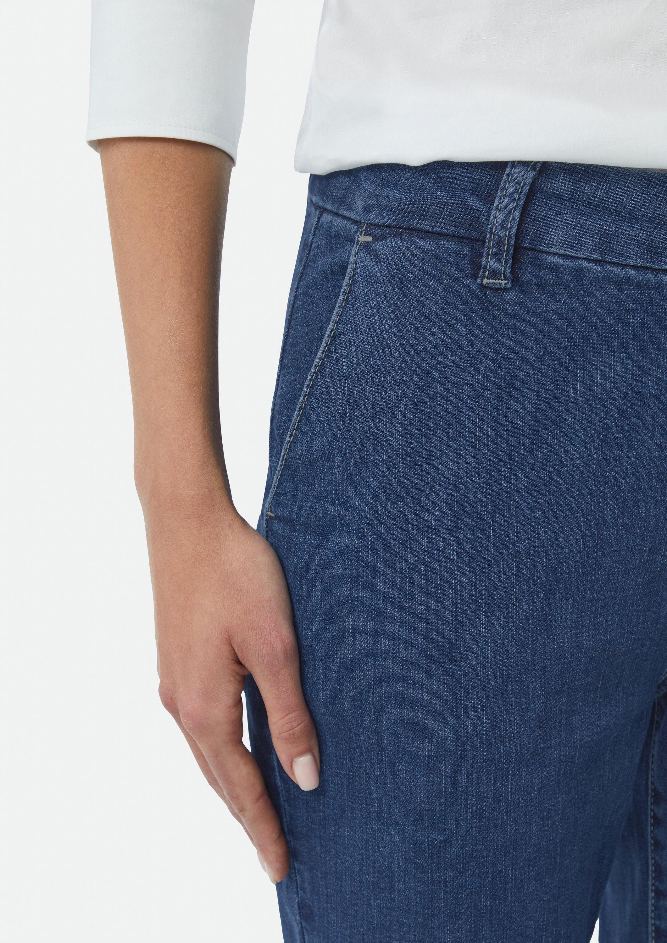 comma Bootcut-Jeans Jeans-Hose Elastische Jeans mit Flared Leg