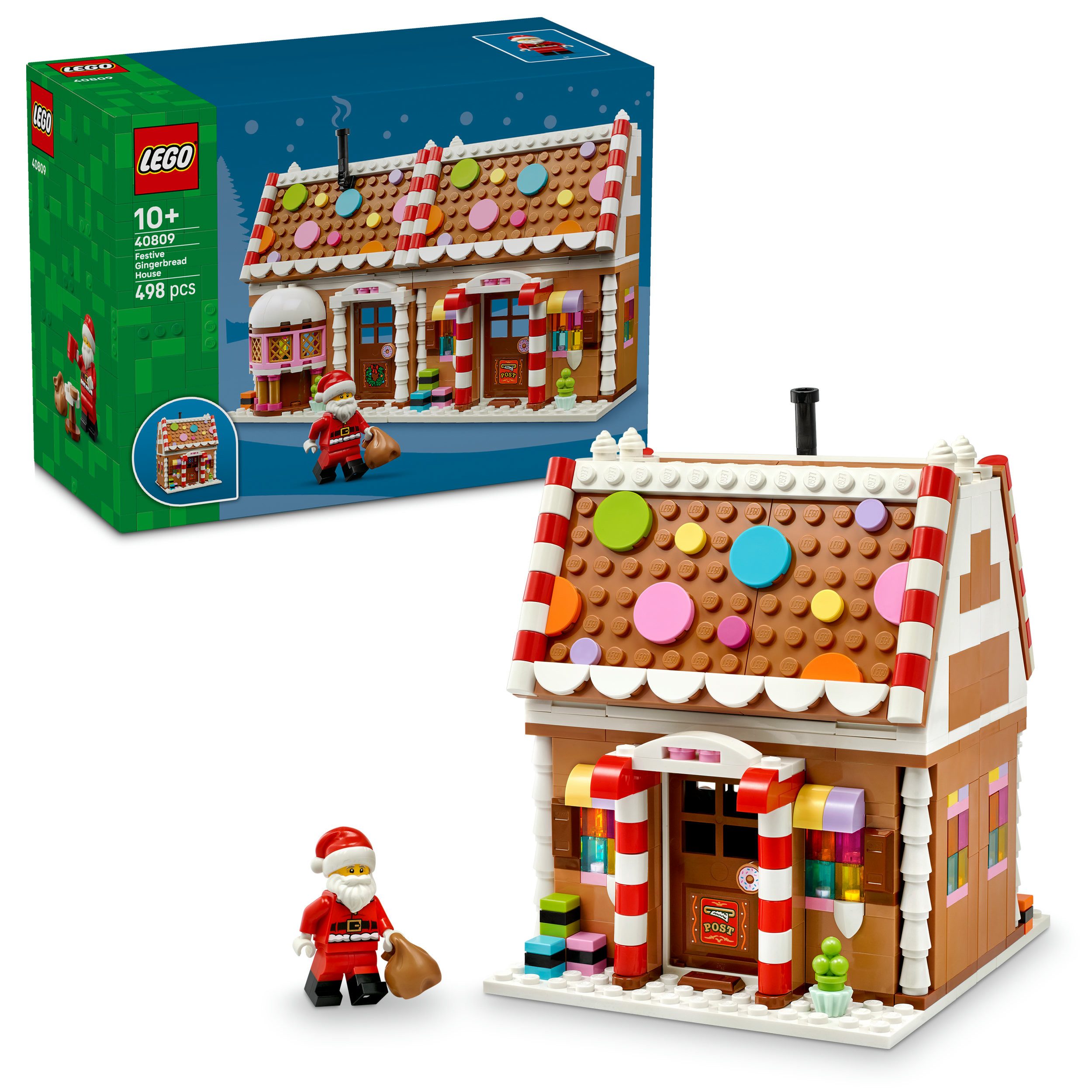 Weihnachtliches Lebkuchenhaus (40809), LEGO Iconic Konstruktionsspielsteine