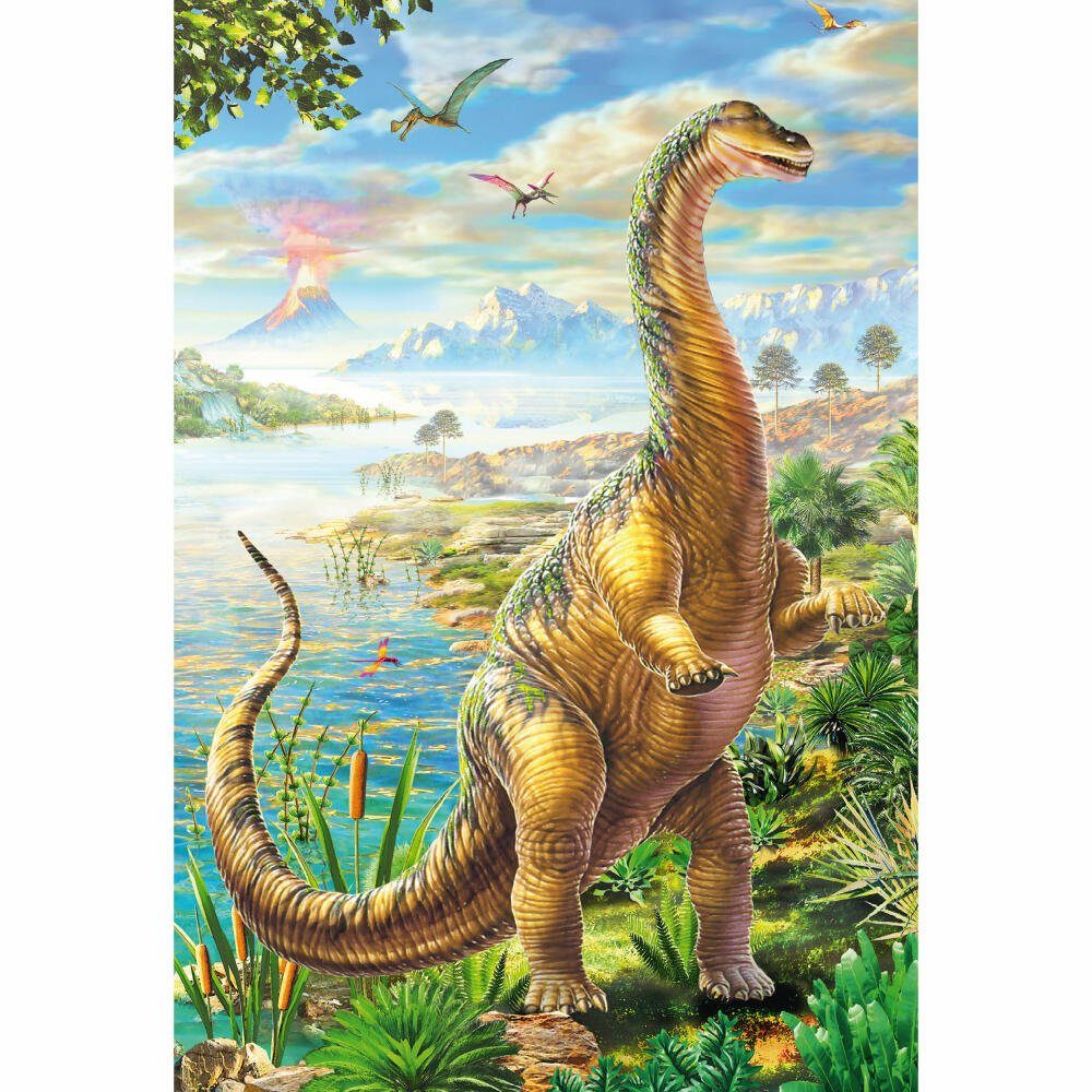 Abenteuer Dinosaurier Puzzleteile Puzzle Schmidt Spiele 3x48 Teile, 144