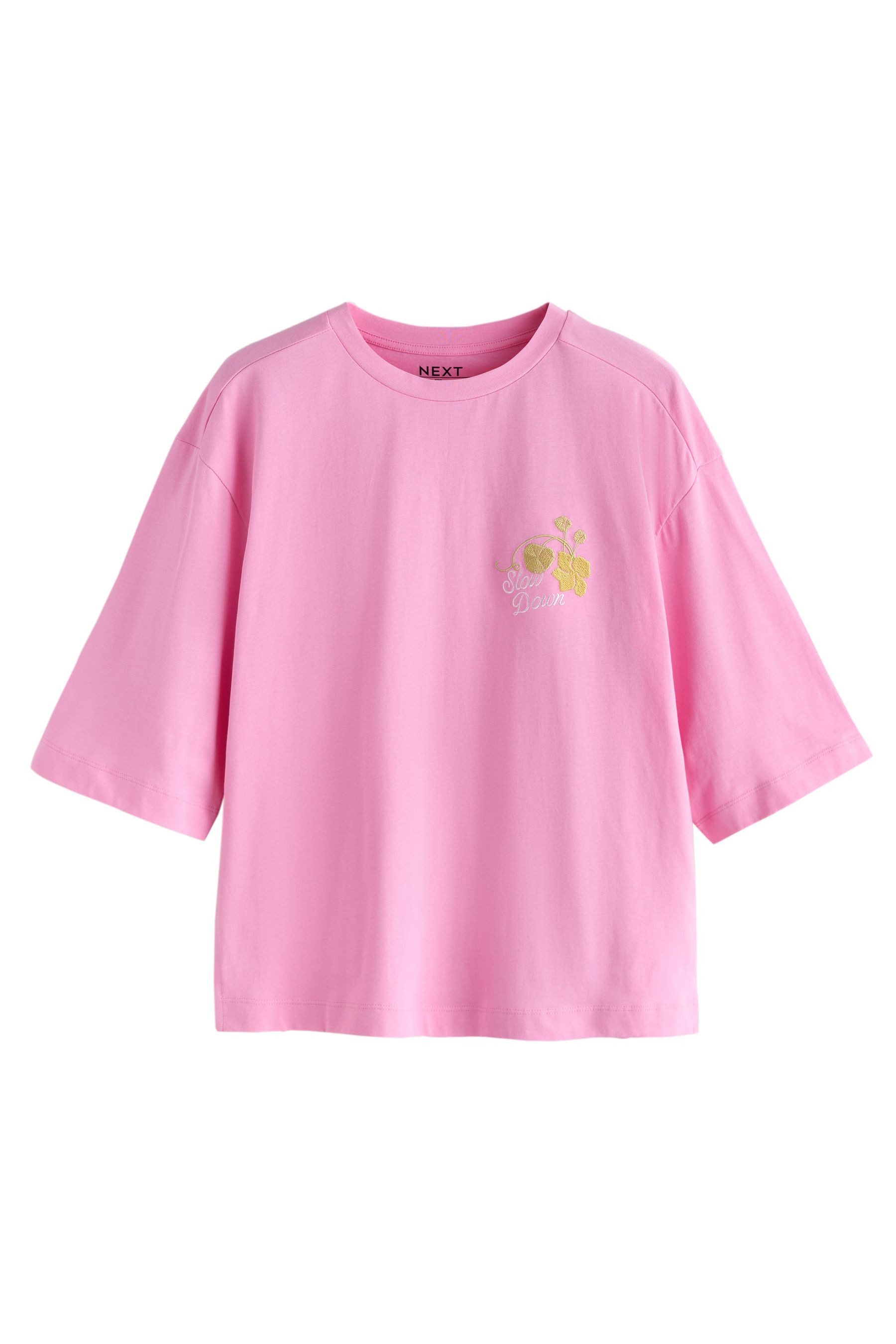 Next T-Shirt Kurzarm-T-Shirt mit Blumen-Grafik (1-tlg) günstig online kaufen
