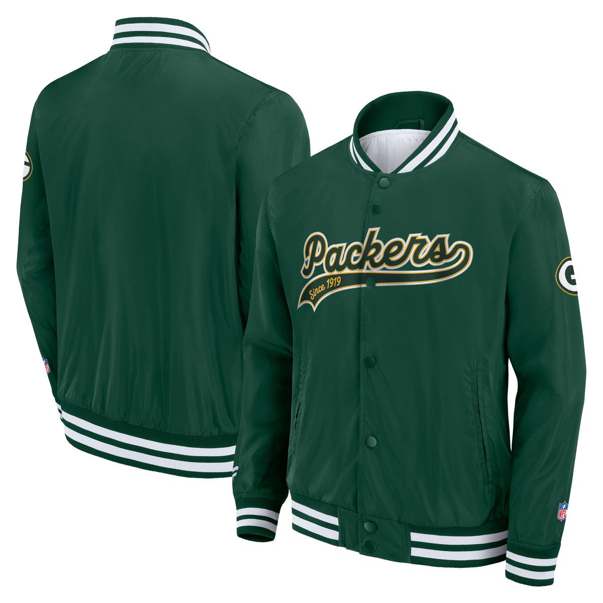 Fanatics Bomberjacke Fanatics Jacke Green Bay Packers Sateen