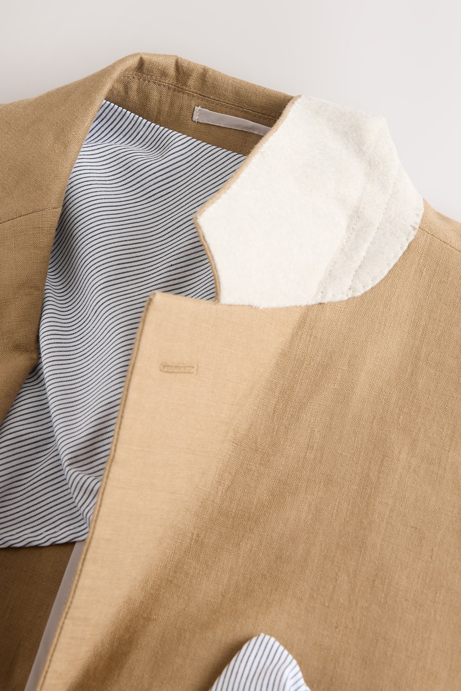 Next Sakko Slim Fit Anzugsakko aus Leinen (1-tlg)