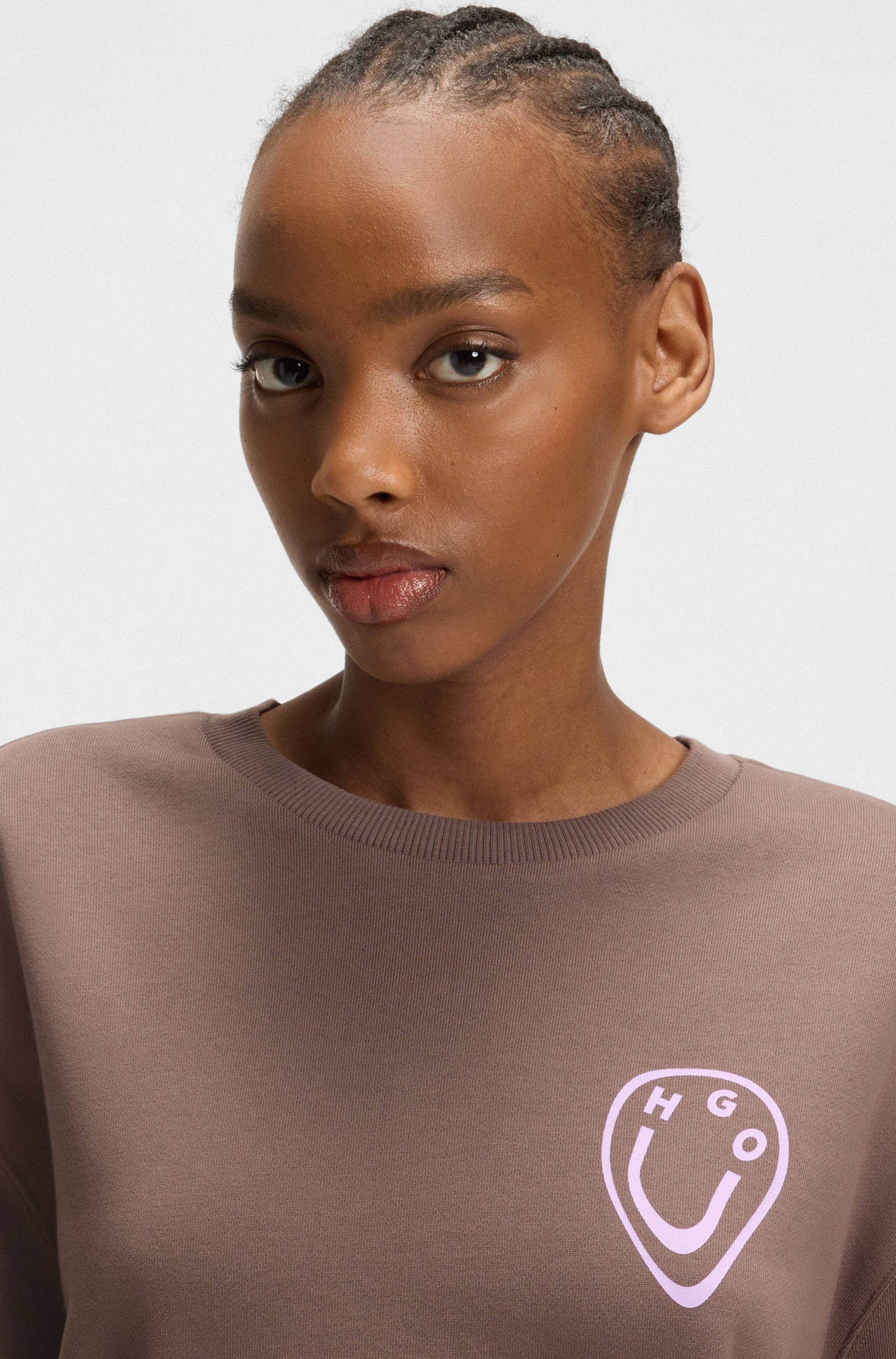 HUGO Blue Sweatshirt Oversized Crew günstig online kaufen