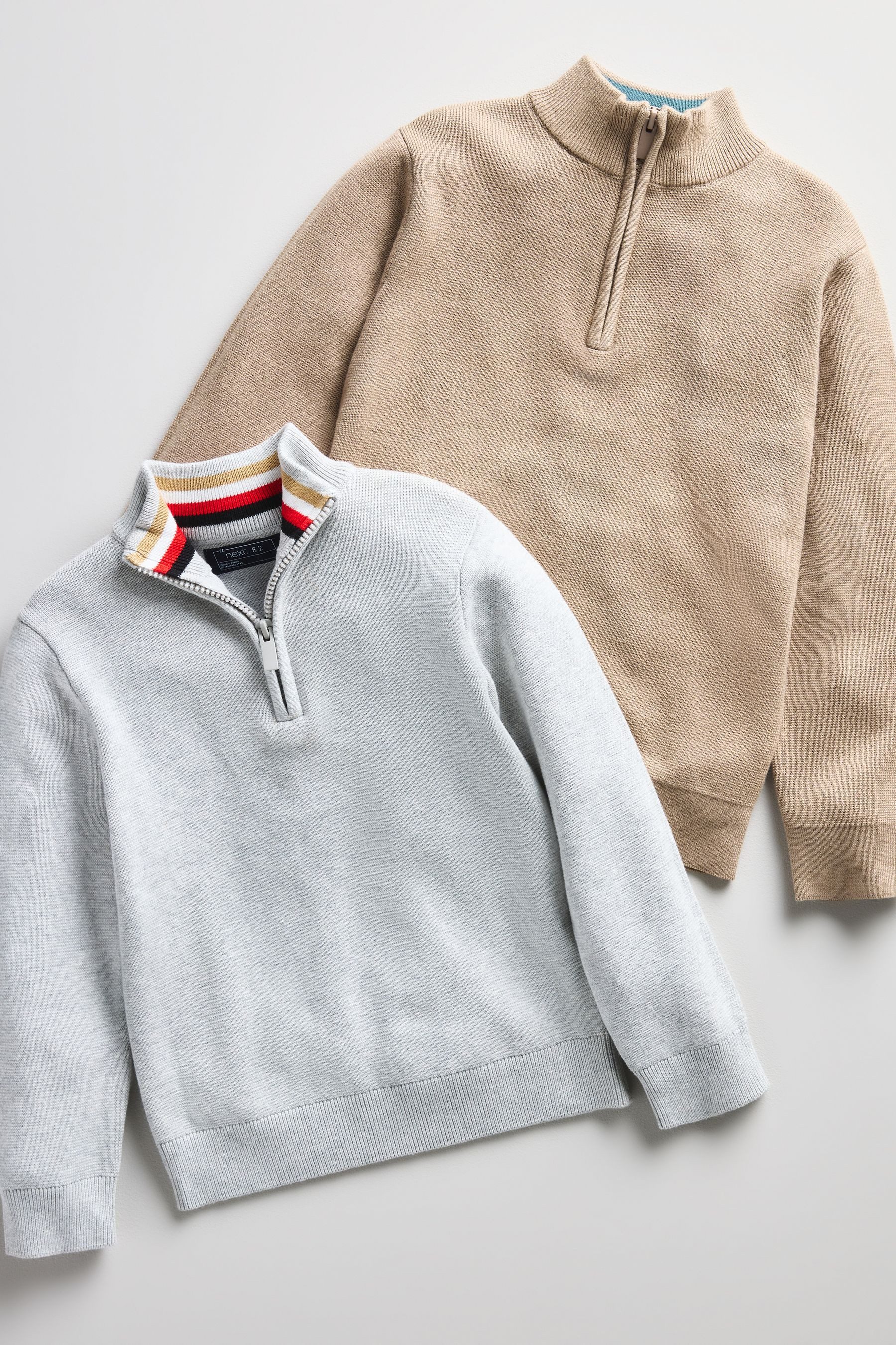 Next Troyer Pullover mit 1/4-Reißverschluss (1-tlg)