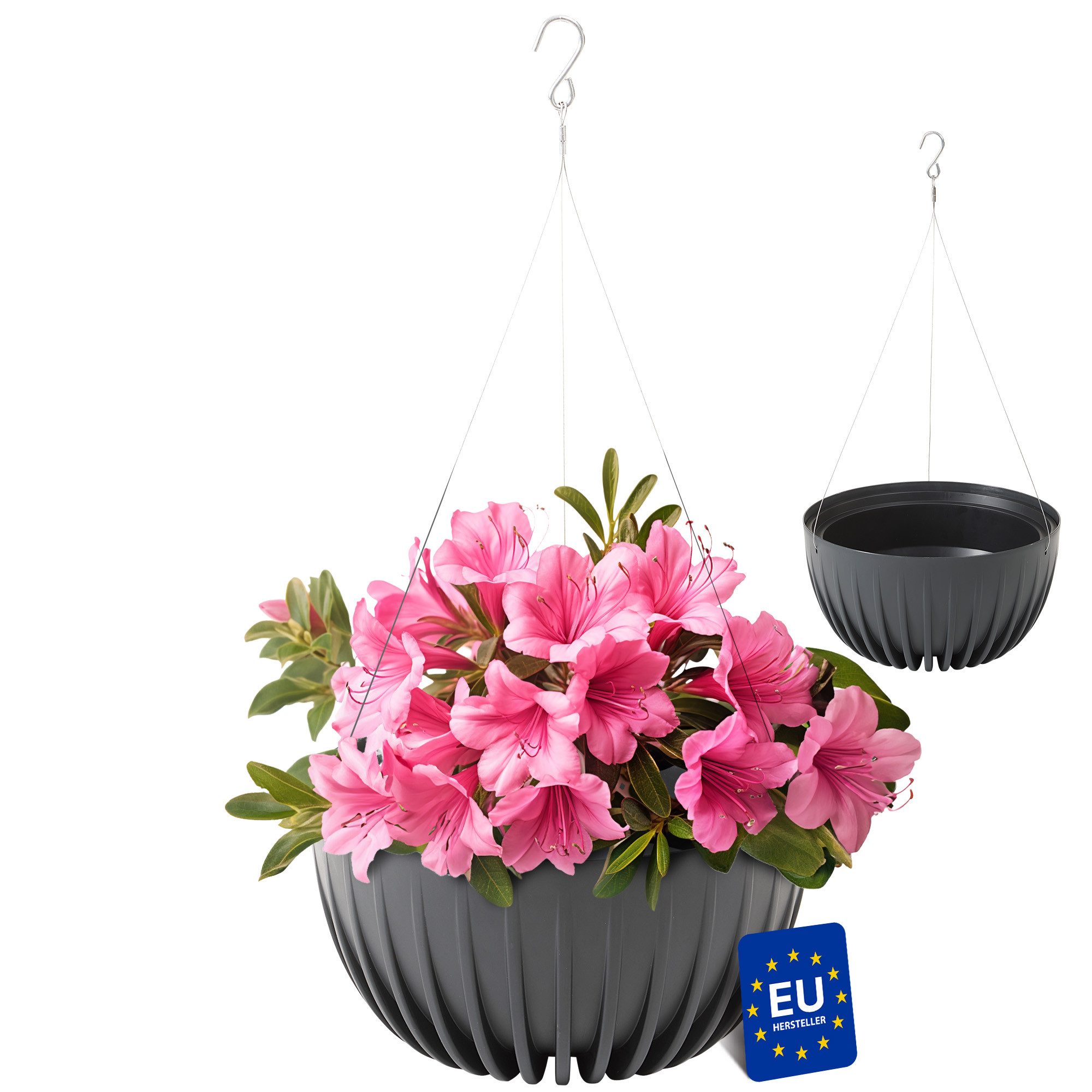 KONZEPT Blumenampel hängend Blumentopf 30cm Durchmesser, Hängetopf für Pfla günstig online kaufen