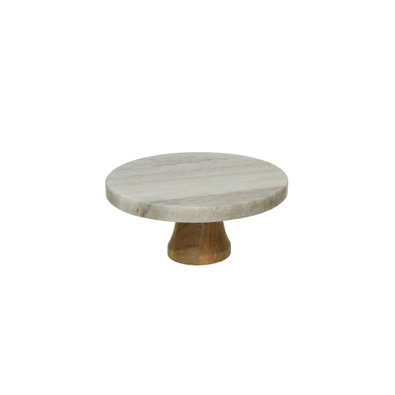 MARELIDA Tortenplatte Servierplatte Tortenplatte Marmor Kuchenplatte D: 25cm Dekoteller grau, Marmor, (1-tlg)