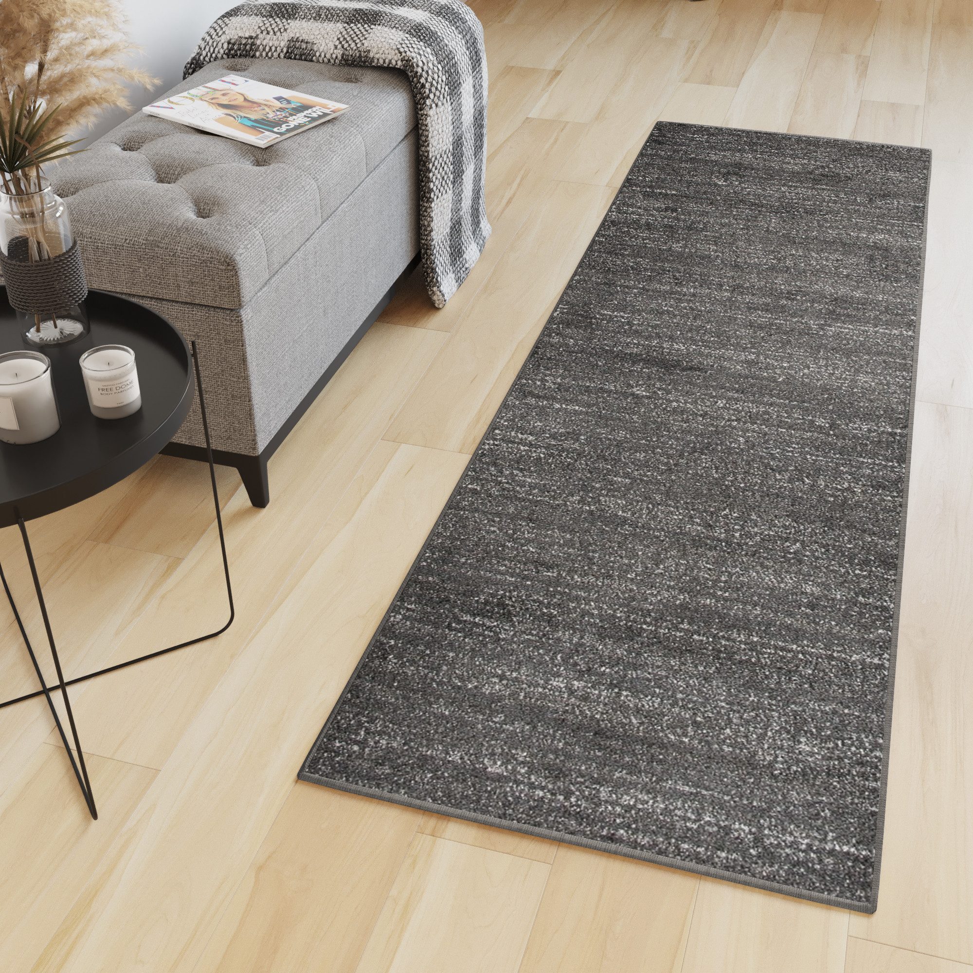 Tapiso Läufer SARI, rechteckig, Höhe: 10 mm, Kurzflor Flurläufer, pflegeleicht, Wohnzimmer Schlafzimmer Flur Küche