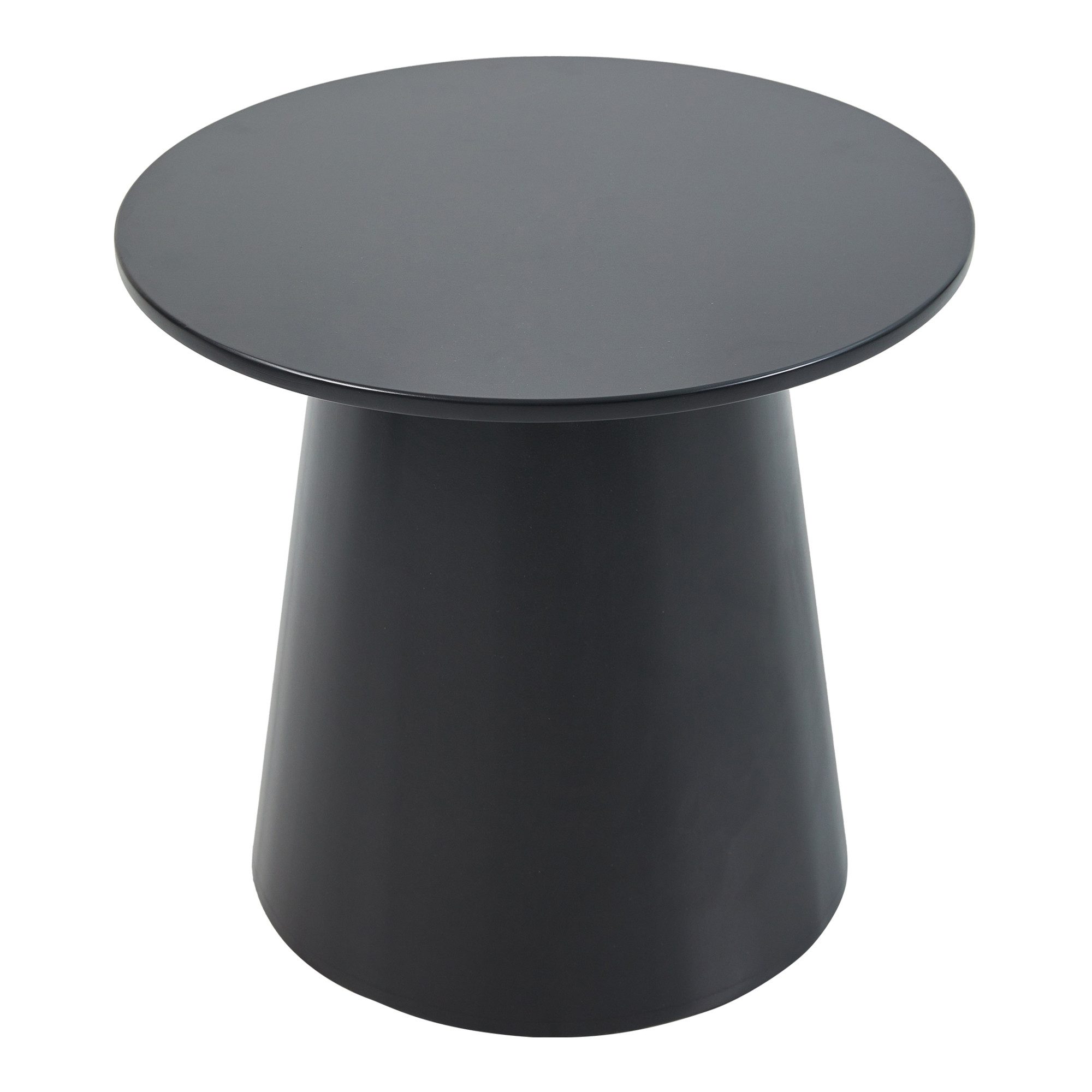 en.casa Couchtisch, »Nyd« rund MDF 40 x Ø44 cm Schwarz günstig online kaufen