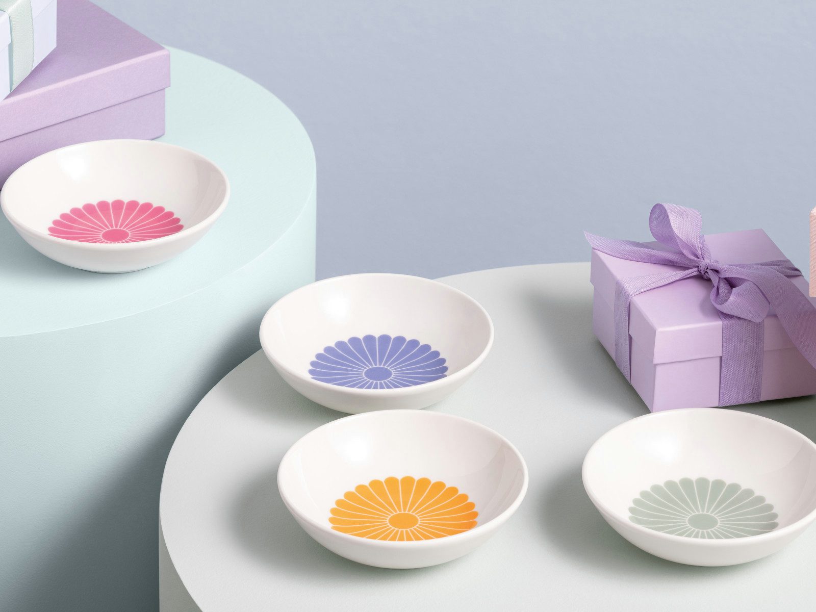 Villeroy & Boch Dessertschale Fleur vert Dessertschale 13,5cm, Premium Porcelain, (Schüsseln & Schalen)