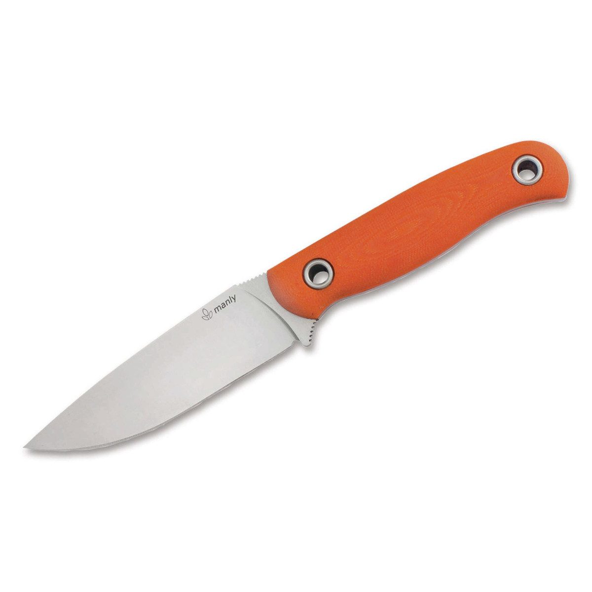 Manly Survival Knife Crafter RWL 34 G10 Orange Jagdmesser Kydexscheide