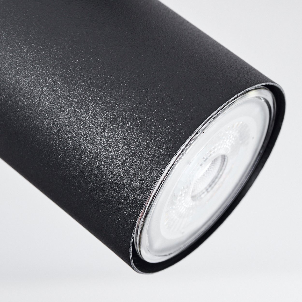 aus Deckenlampe Metall verstellbaren Spot moderne hofstein in Deckenleuchte ohne Leuchtmittel, mit »Gambellara« Strahlern, 3xGU10 Schwarz/Chromfarben,
