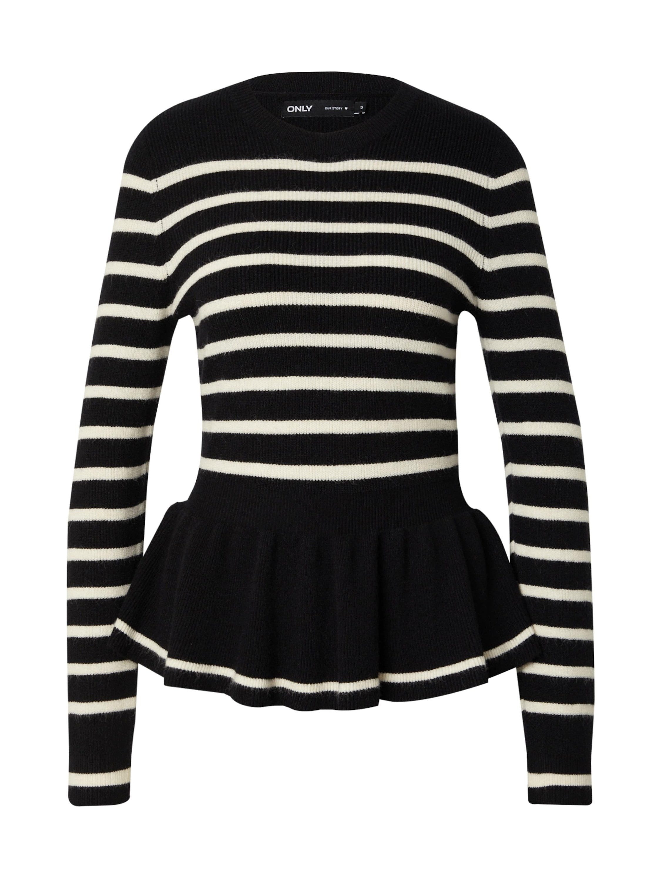 ONLY Strickpullover IBI (1-tlg) Schößchen