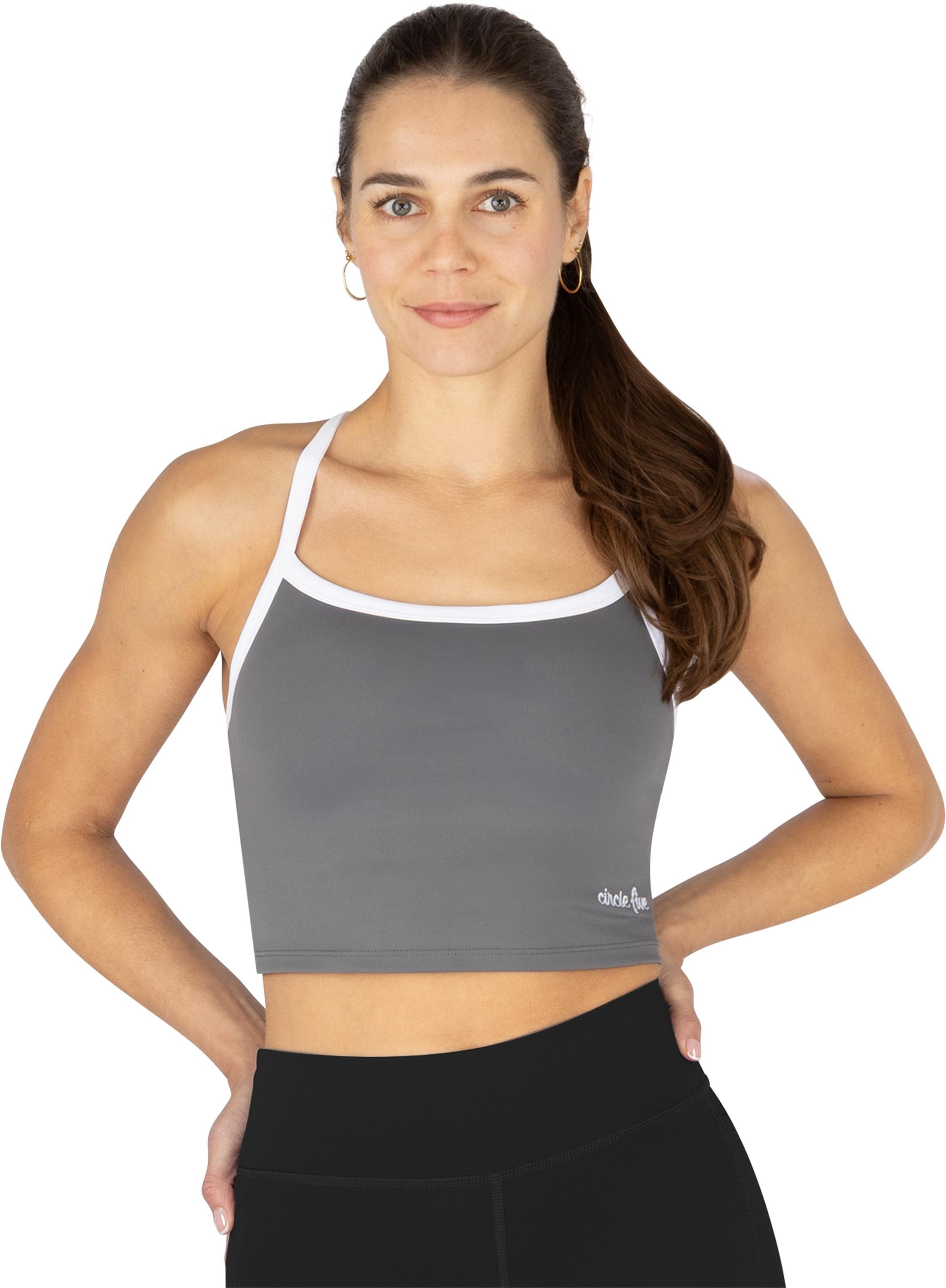 Circle Five Sportanzug, Tank Top und Trainingstights mit zwei Handytaschen im Set.