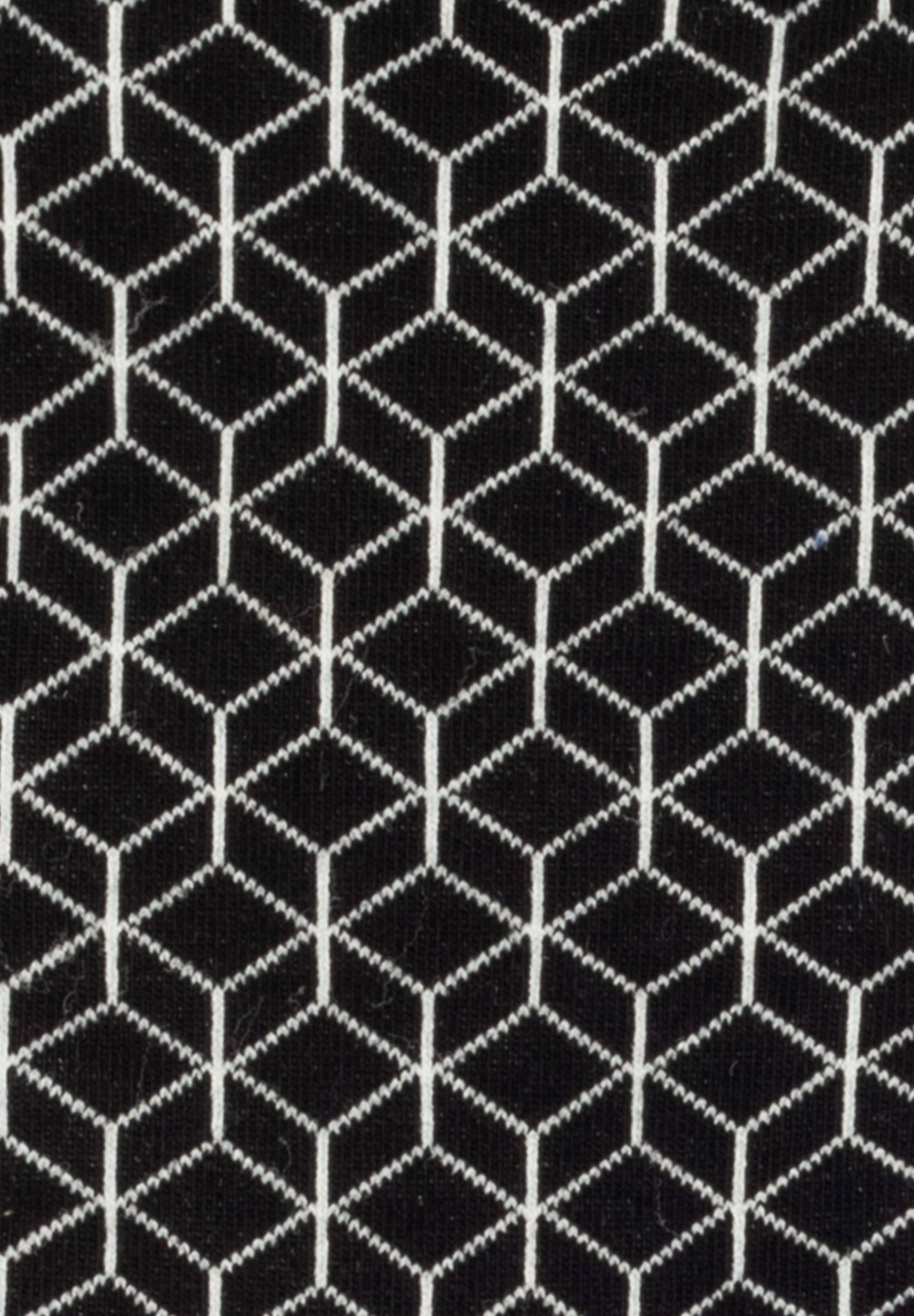 DillySocks Sneakersocken Short Duck Geometrics Aus Baumwolle & recyceltem Polyamid