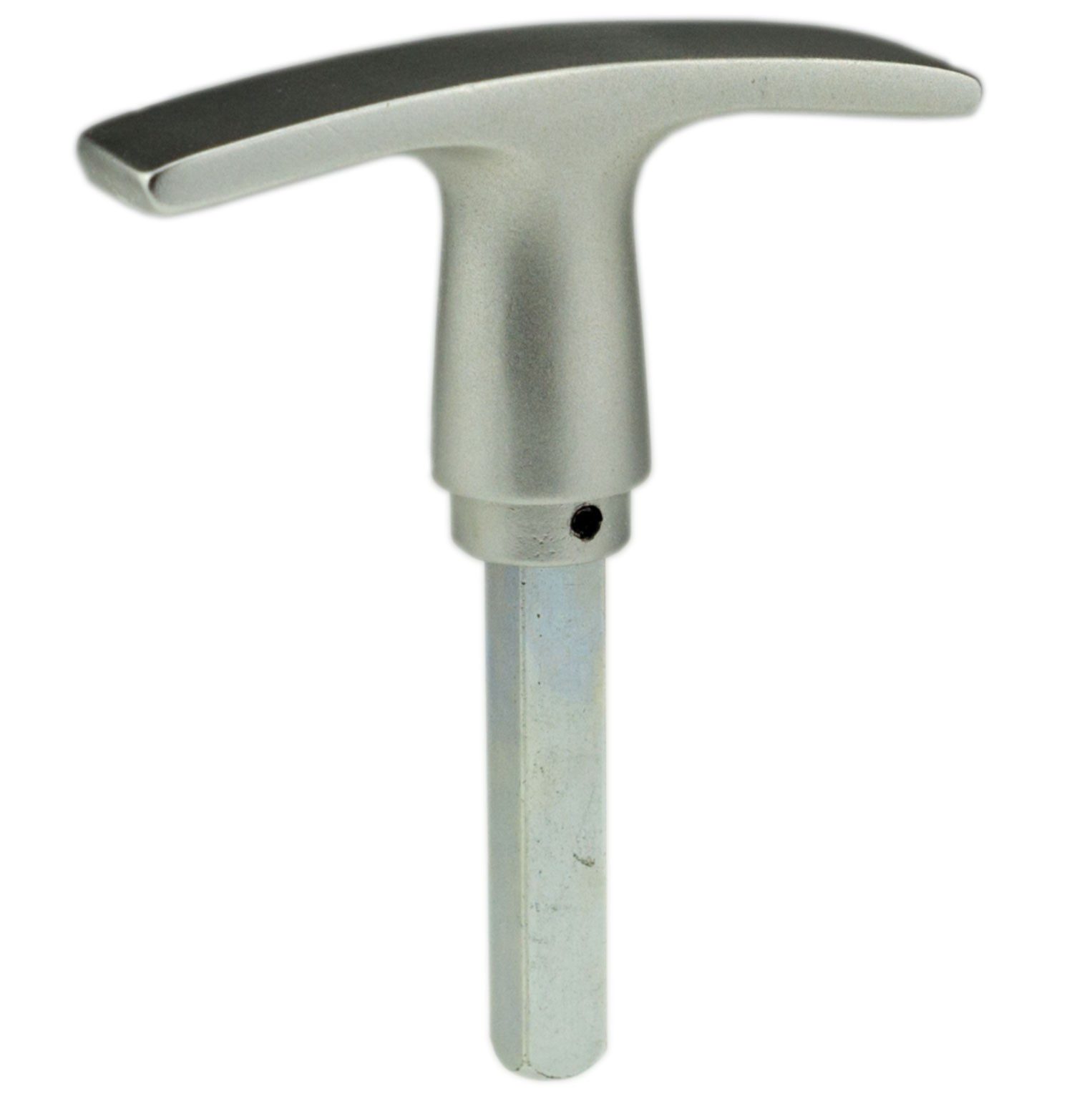 ASSA ABLOY Türgriff Garagentorgriff Aluminium F1 – 9 mm Vierkant – 60 mm Stiftlänge, 1-tlg., Garagentor Ersatzgriff