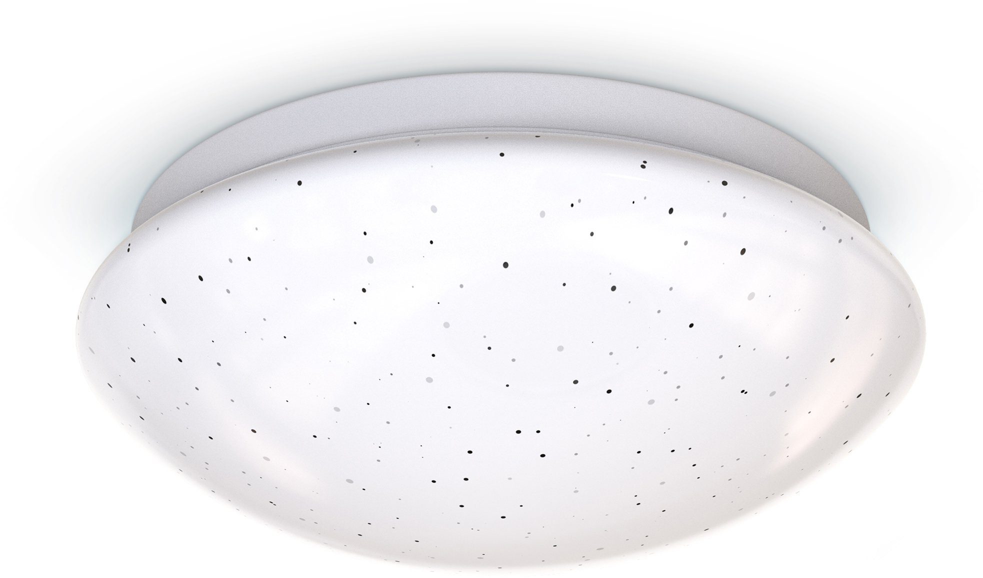 B.K.Licht LED Warmweiß, inkl. dimmbar, mit integriert, RGBW, 10W LED 4-stufig Farbwechsel, Deckenleuchte, Deckenlampe, LED fest