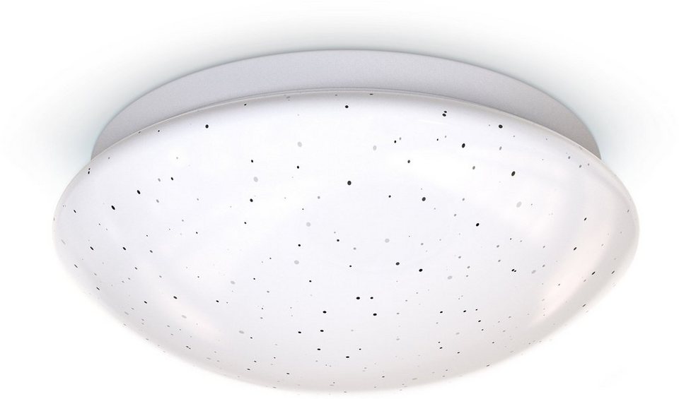 B.K.Licht LED Deckenleuchte, LED fest integriert, Warmweiß, RGBW,  Deckenlampe, 4-stufig dimmbar, mit Farbwechsel, inkl. 10W LED