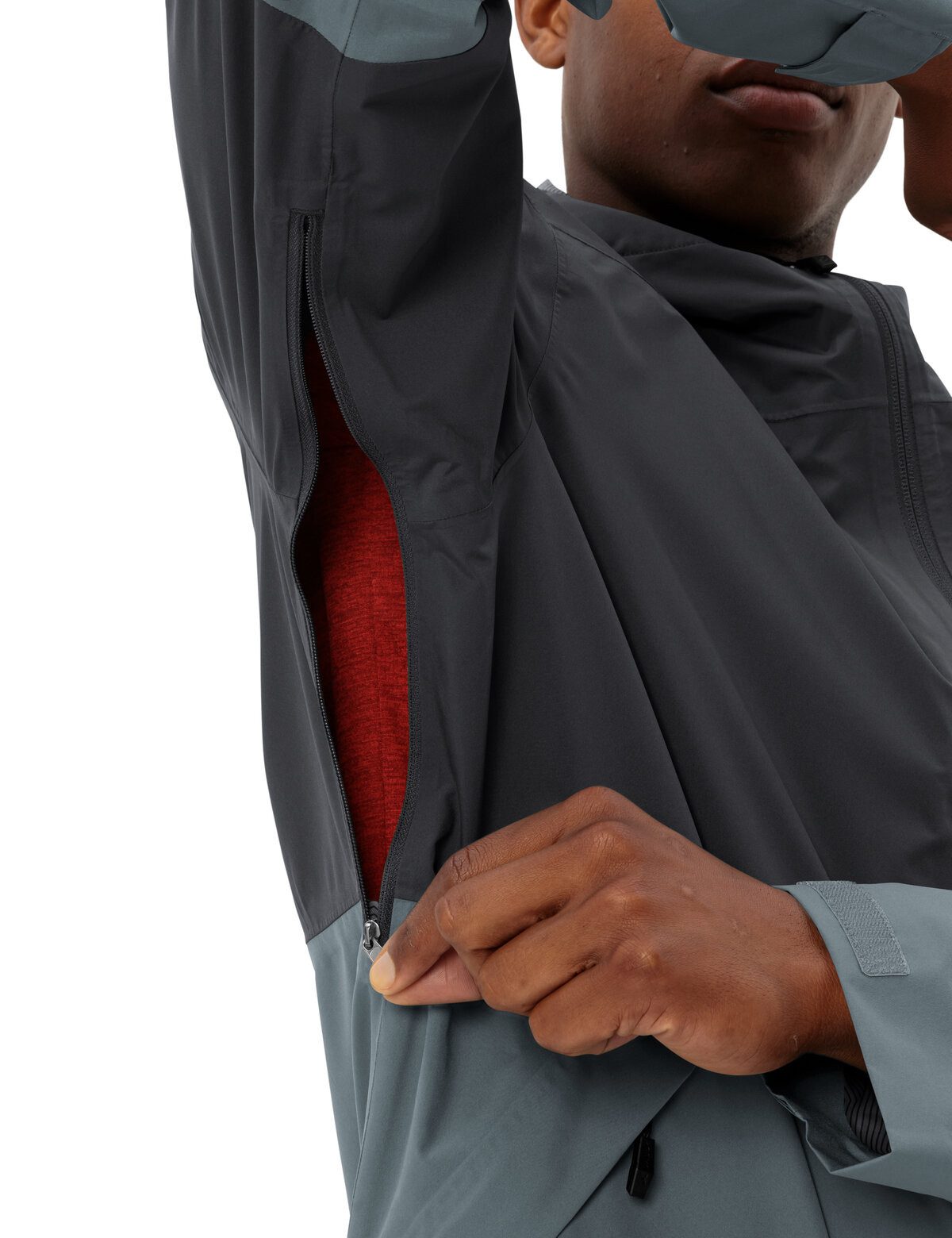 VAUDE Outdoorjacke MEN'S NEYLAND 2.5L JACKET sportlicher Stil, mit Kapuze, wasserdicht