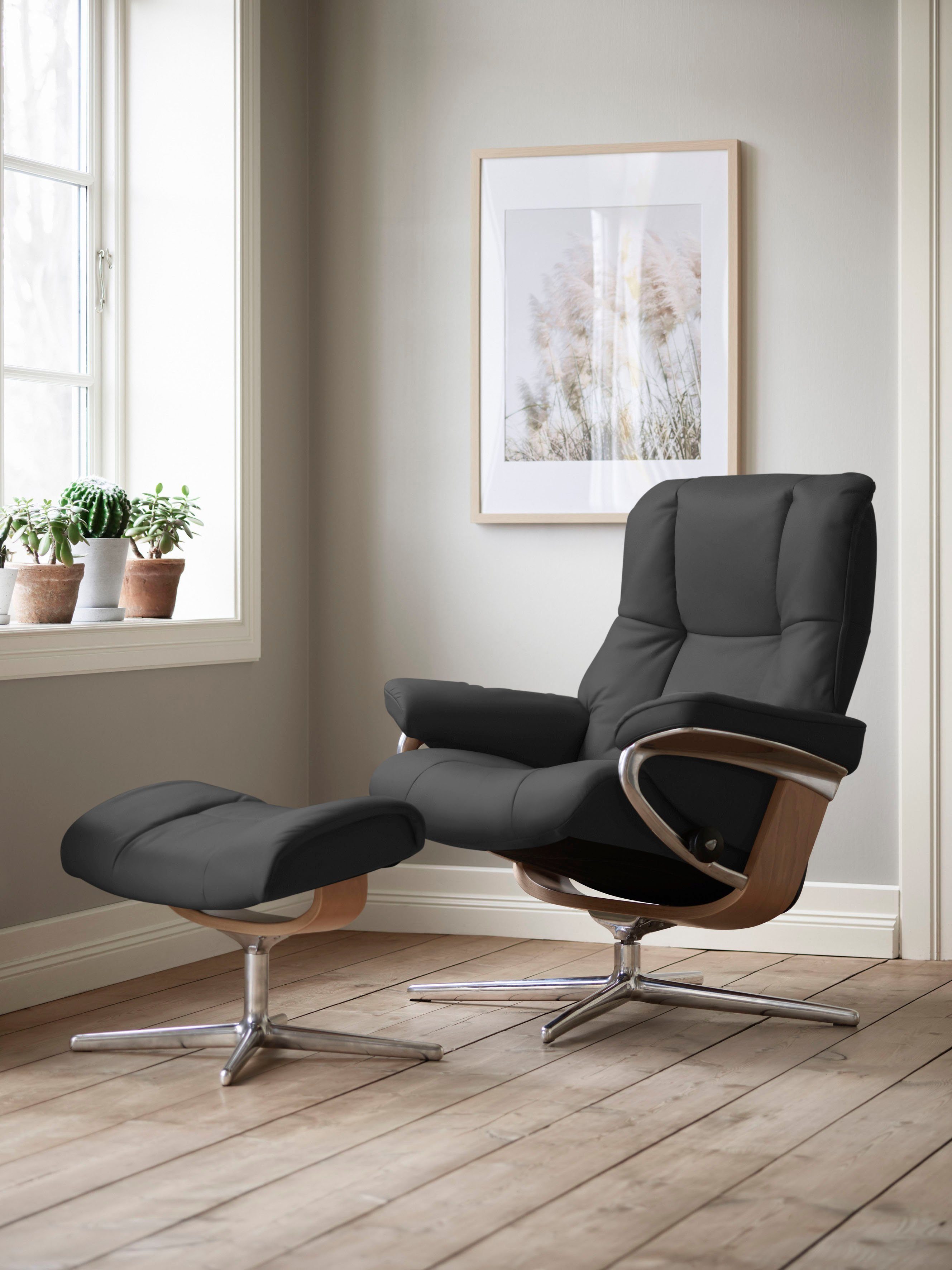 Stressless® Relaxsessel Mayfair, mit Cross Base, Größe S, M & L, Holzakzent Eiche