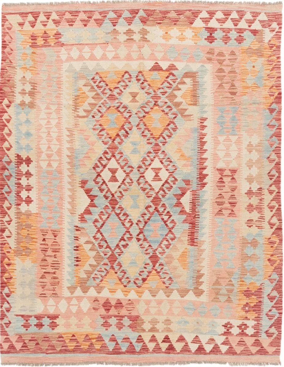 Afghan Höhe: Orientteppich Kelim 163x205 Handgewebter Trading, 3 mm rechteckig, Orientteppich, Nain