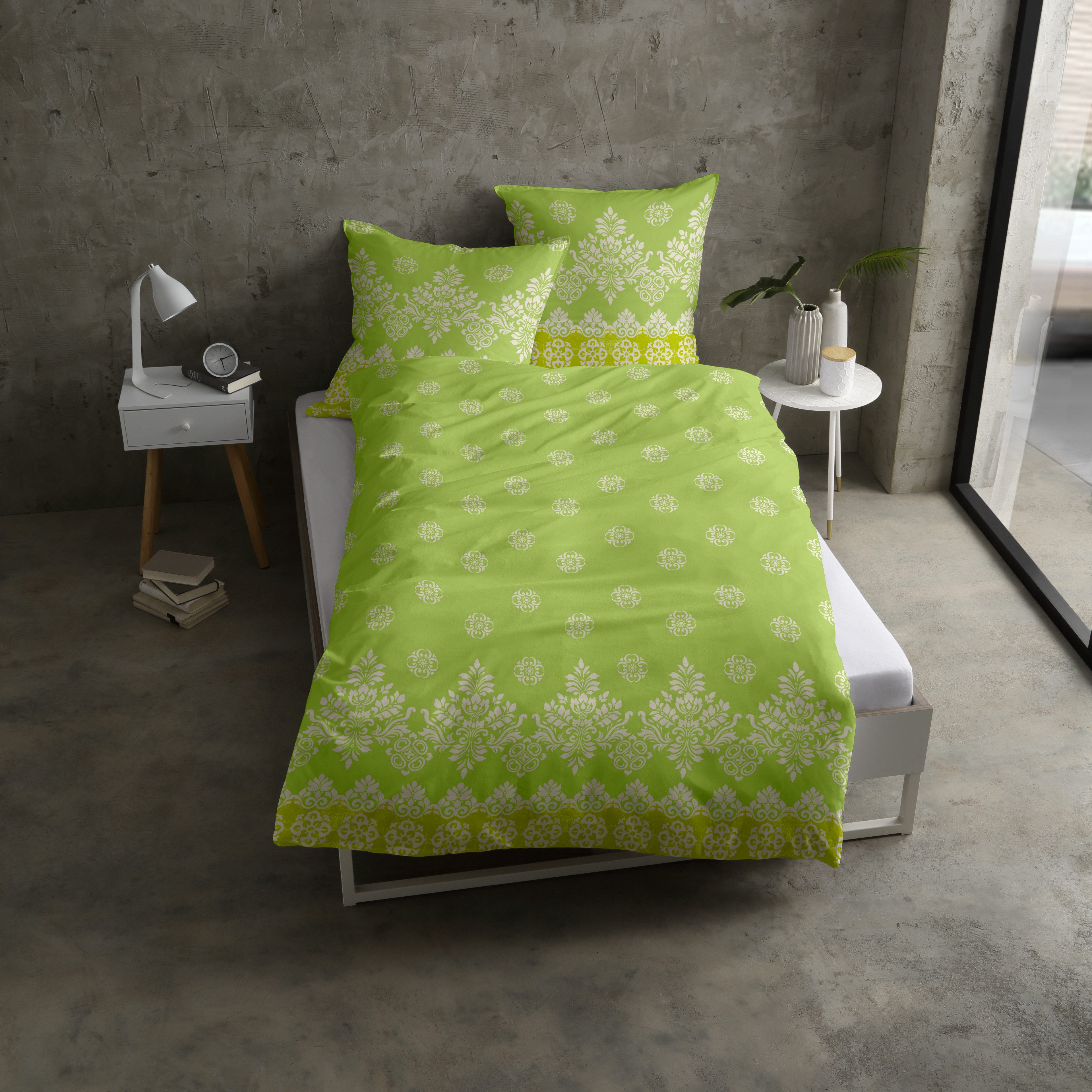 CASATEX Bettwäsche Oria, Satin, 2 teilig, Ornamente und modern