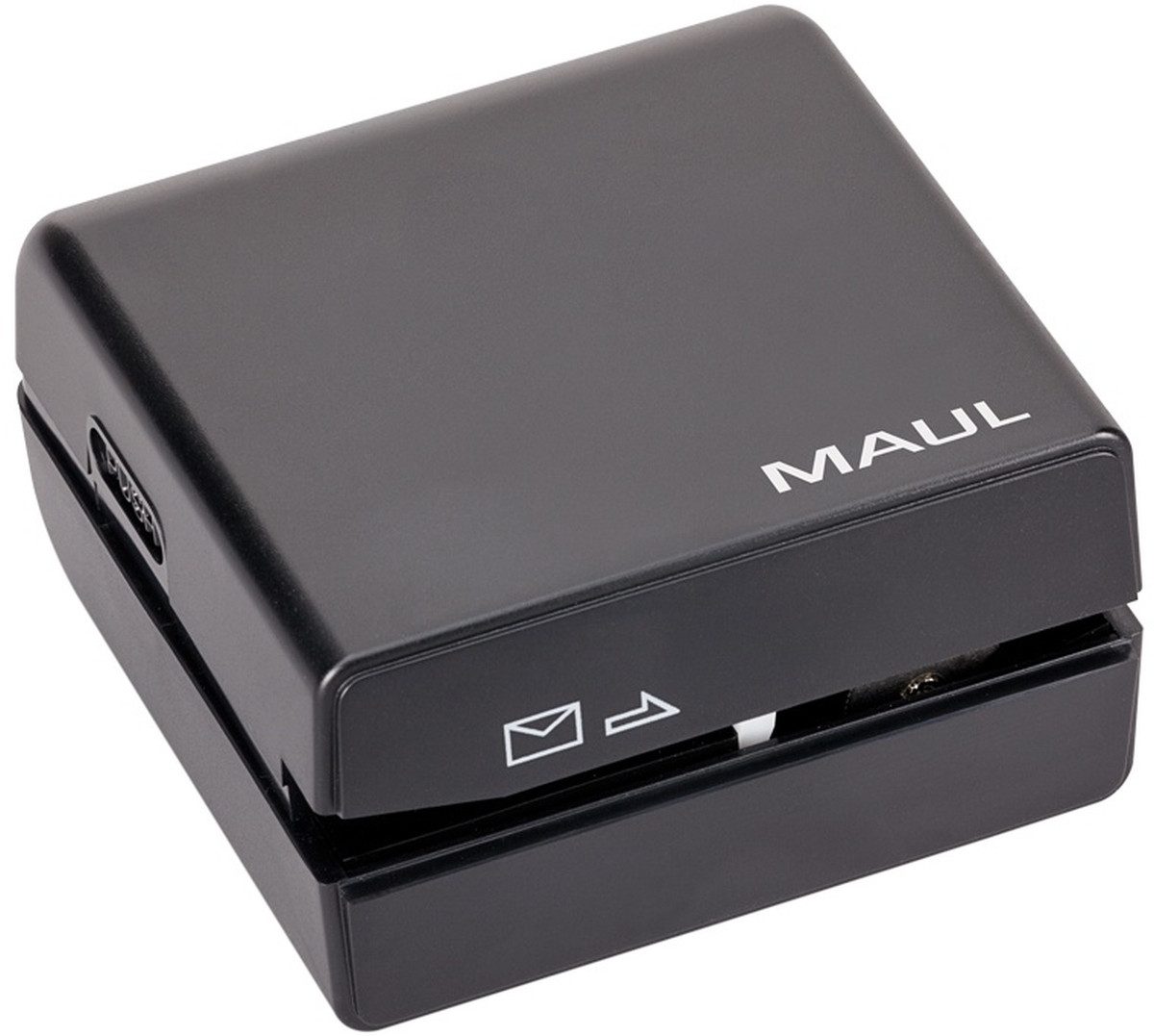 MAUL Brieföffner Elektrischer Brieföffner schwarz Batteriebetrieb