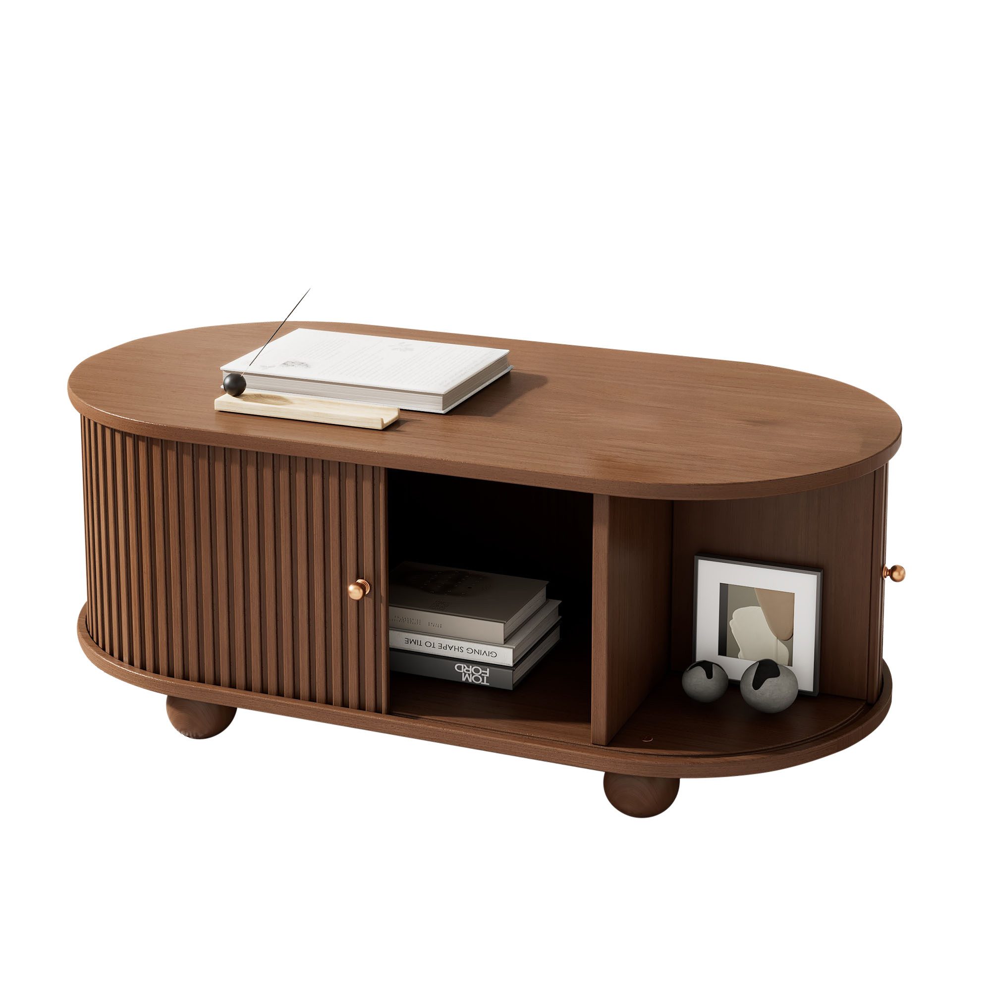 MODFU Couchtisch ovaler Couchtisch – minimalistisches günstig online kaufen