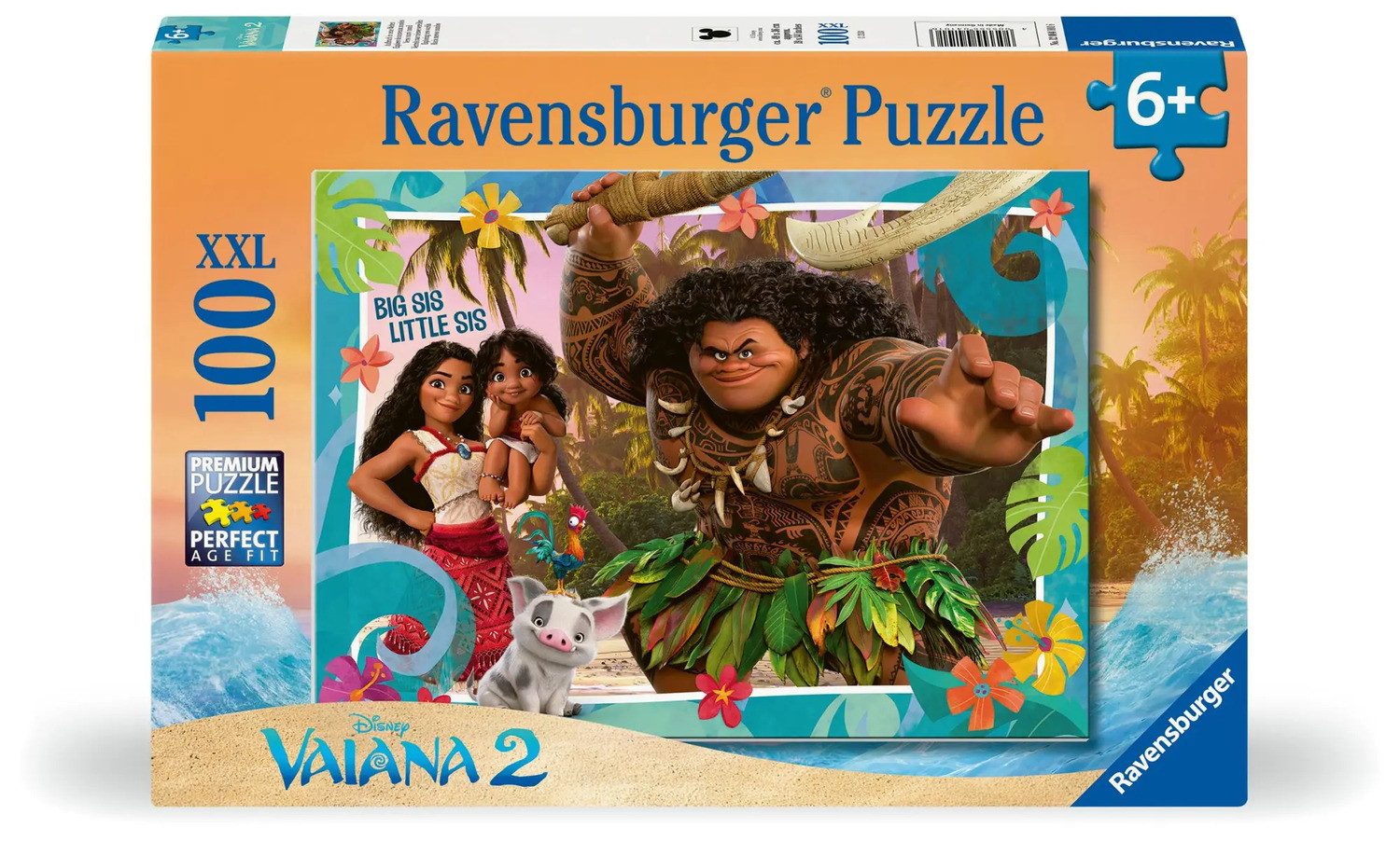 Ravensburger Puzzle Kinderpuzzle 100 XXL Teile - Disney Vaiana 2 - Aufbruch günstig online kaufen