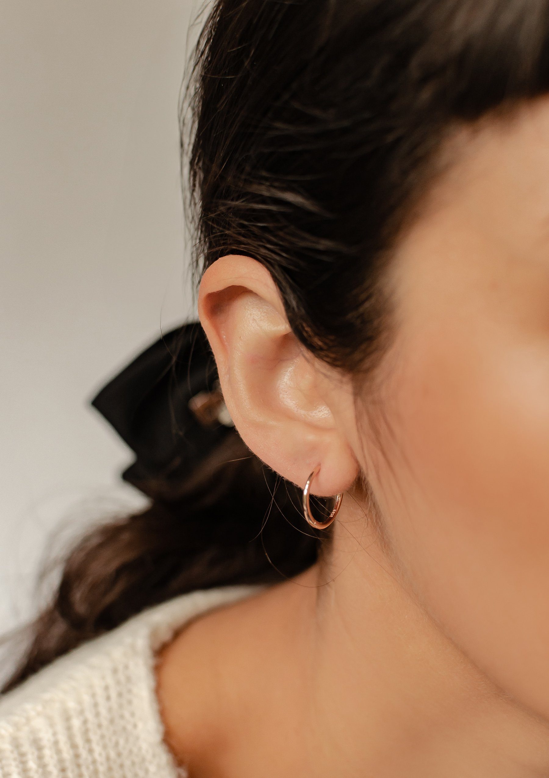 Hey Happiness Paar Creolen Basic Silber 925 Damen, stapelbar, Silber Ohrrin günstig online kaufen