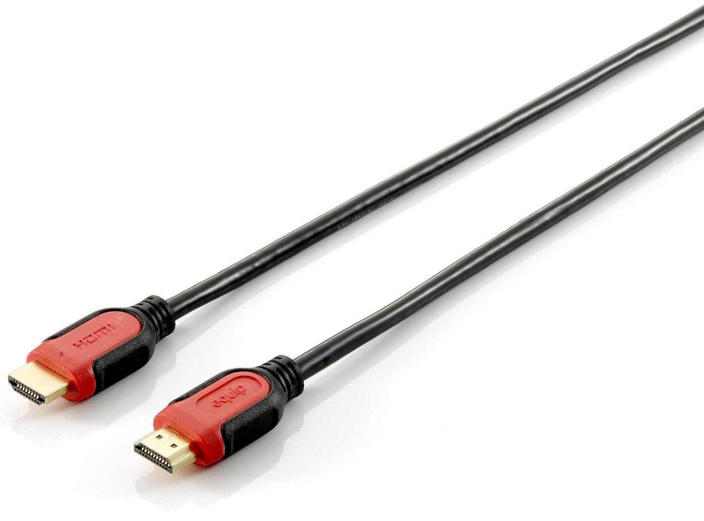 EQUIP HDMI-Kabel High Speed mit Ethernet 1m Schwarz HDMI-Kabel