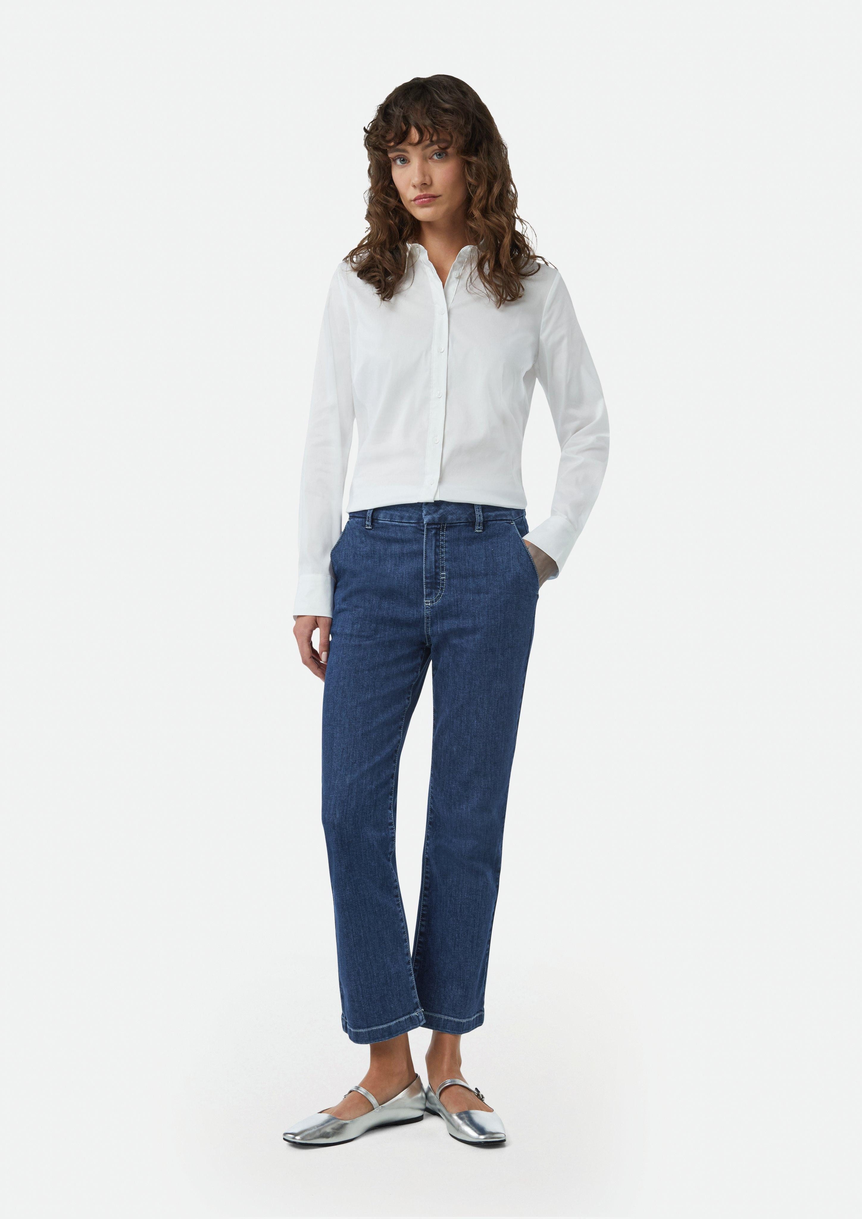 Comma 7/8-Jeans Elastische Jeans mit Flared günstig online kaufen