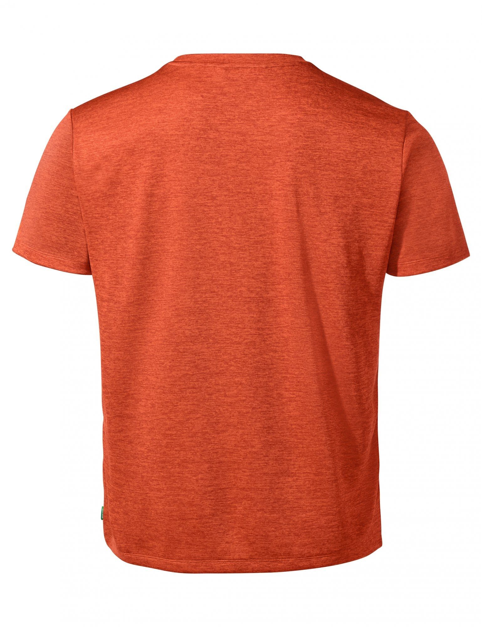 T-Shirt Vaude Mens T-shirt Herren Essential VAUDE Red Glowing Kurzarm-Shirt