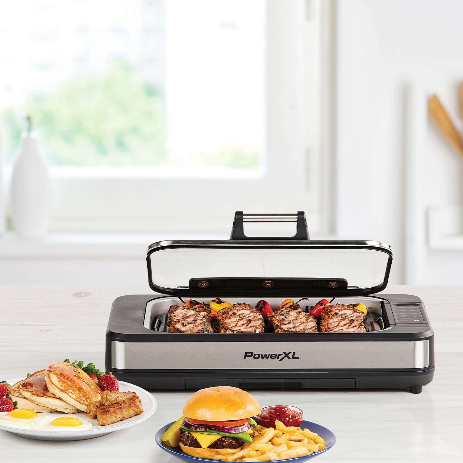 MediaShop Tischgrill PowerXL Smokeless Grill Elite, 1500 W