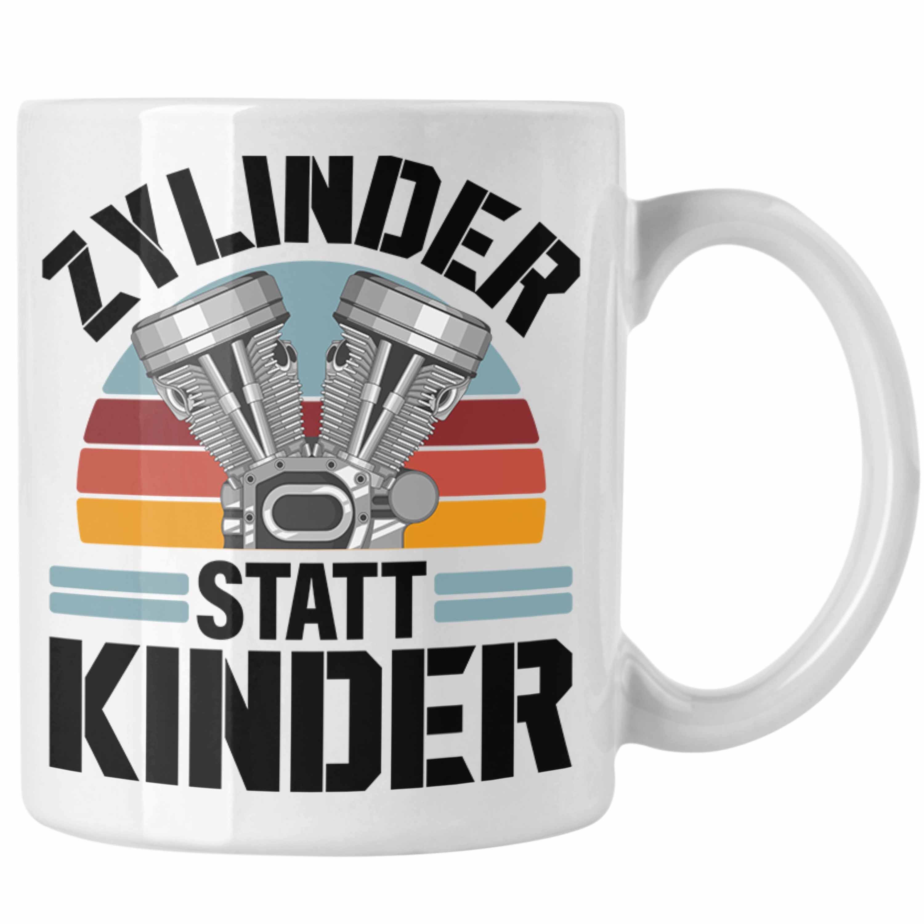 Autoliebhaber für - Autotuner Tasse Trendation Geschenkidee Tuner Weiss Tasse Tasse Männer Kaffeetasse Trendation Autofan Geschenke