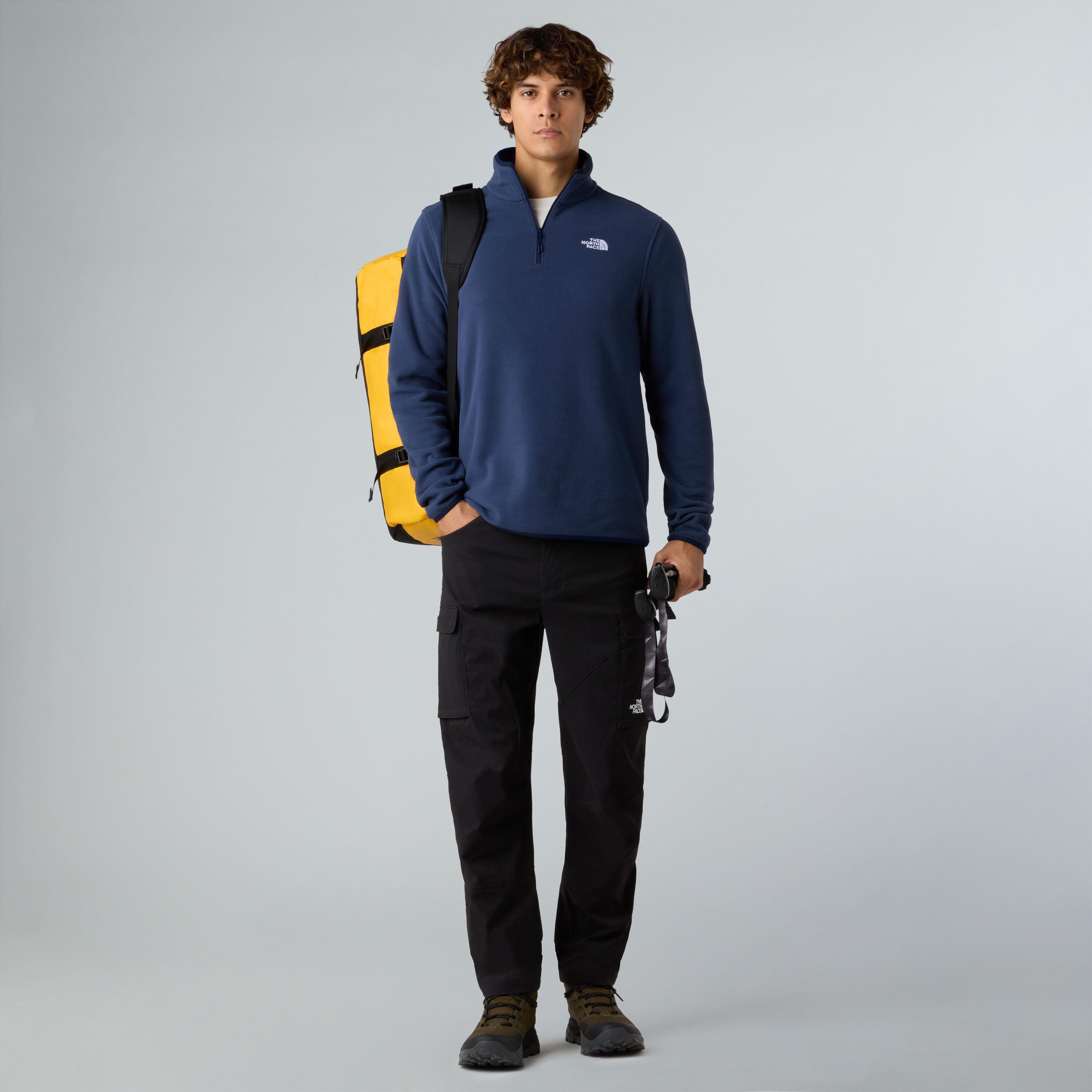The North Face Fleecepullover M GLACIER FLEECE 1/4 ZIP JACKET 1/4-langer Reißverschluss, aus Polyester, feuchtigkeitsabweisend – Bild 3 von 5