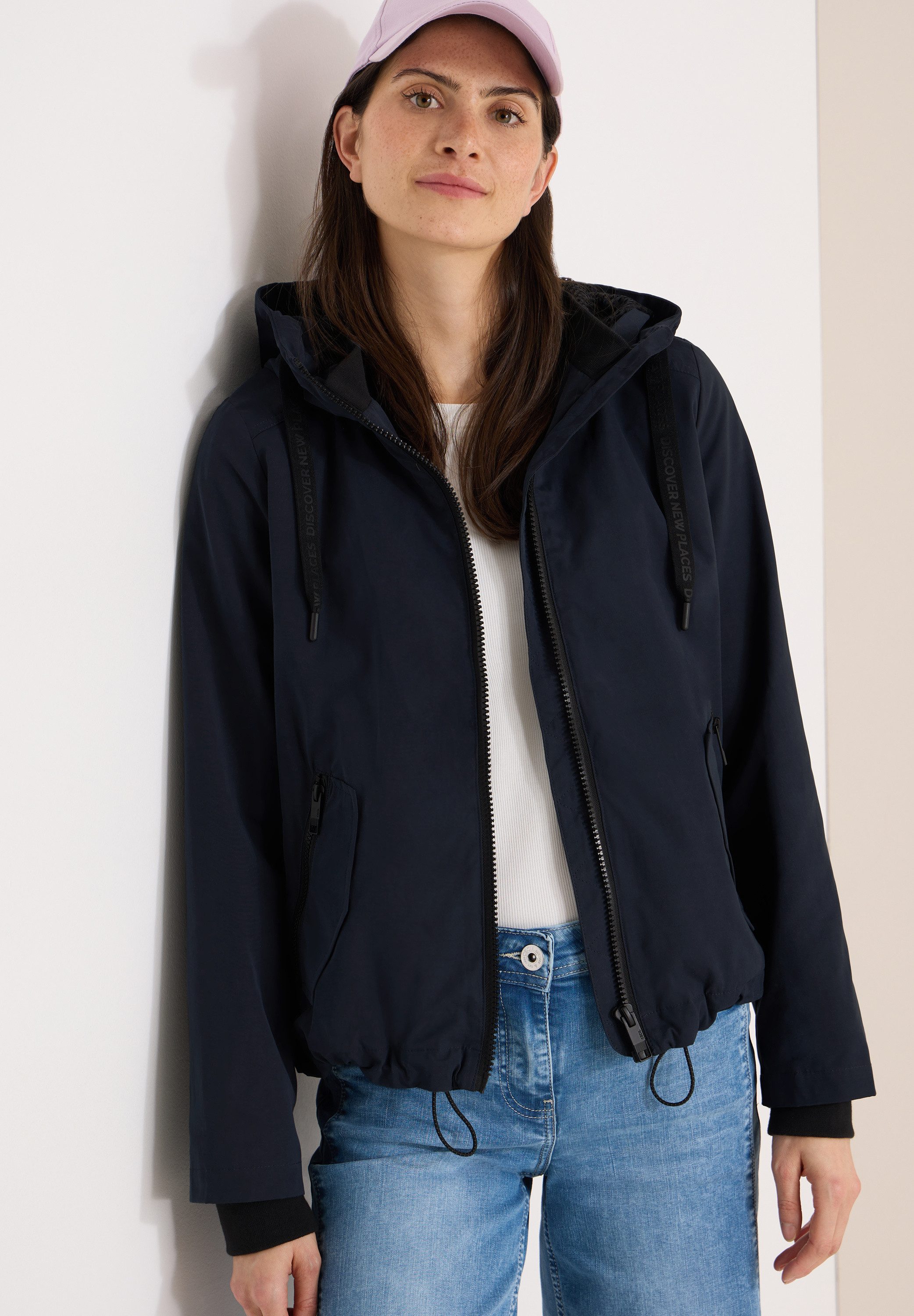 CECIL Kurzjacke im Hoodie-Style