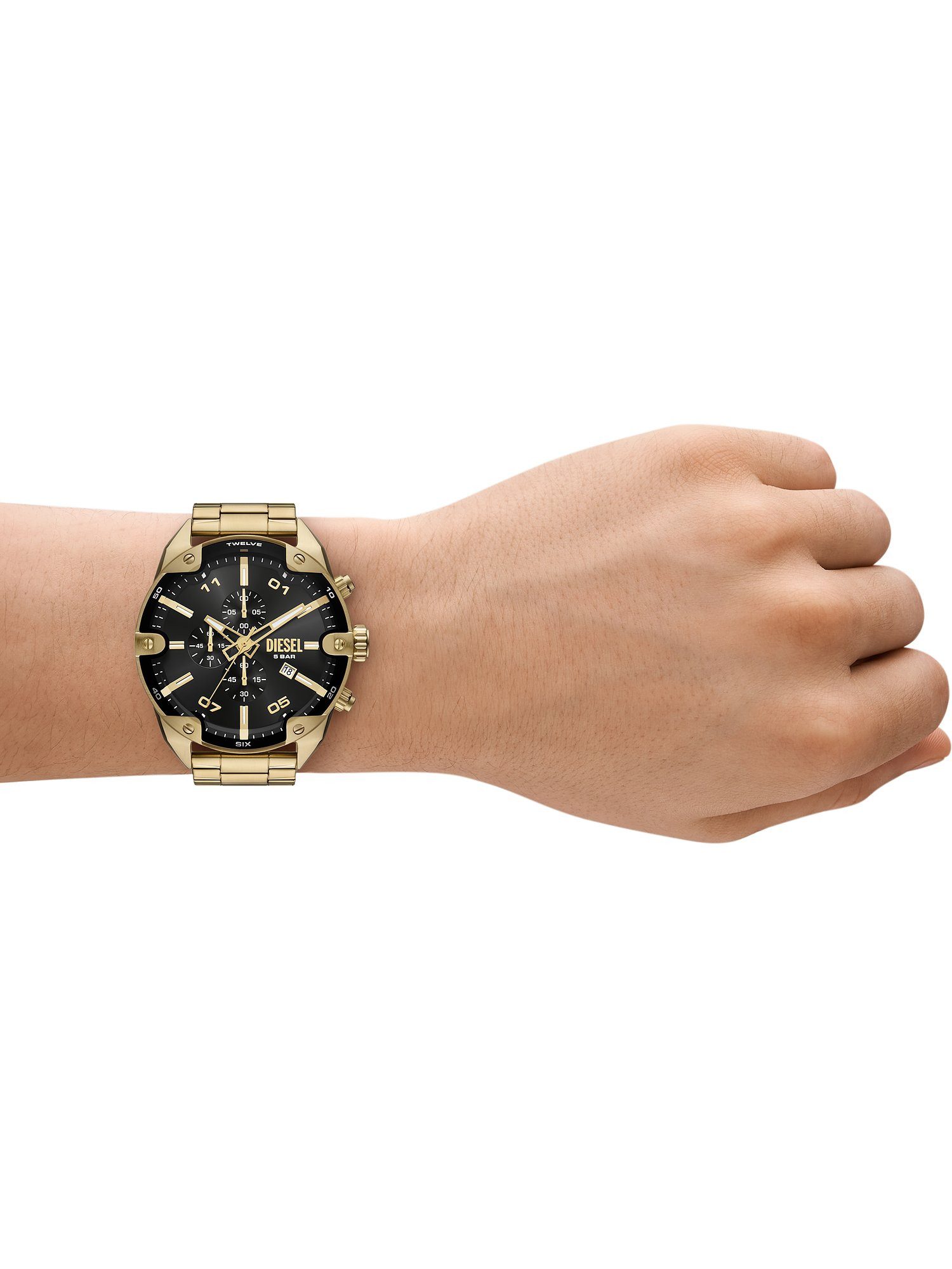Diesel Chronograph Diesel Herren-Uhren Analog Quarz, Klassikuhr – Bild 4 von 4