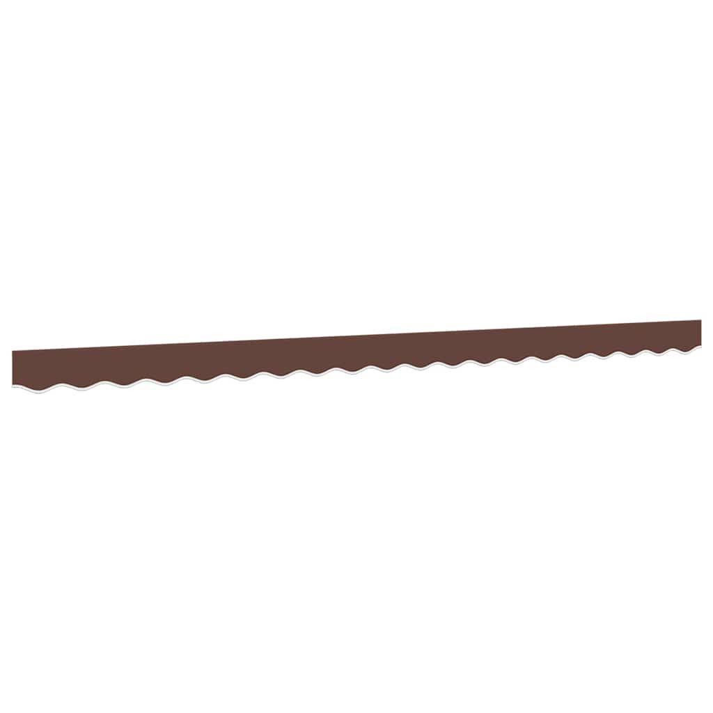 vidaXL Markise Markisenvolant Braun 500 cm (1-St)