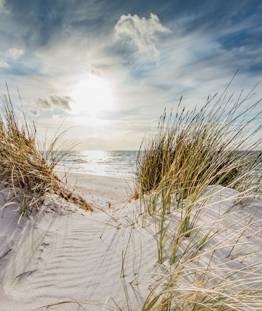 Bönninghoff Leinwandbild, Зображення vom Sonnenuntergang & -aufgang, Landschaft, Landschaften, Meer, Meer Зображення, Natur, Sonnenaufgang, Sonnenaufgang & -untergang, Strand, Strandbilder (1 St)